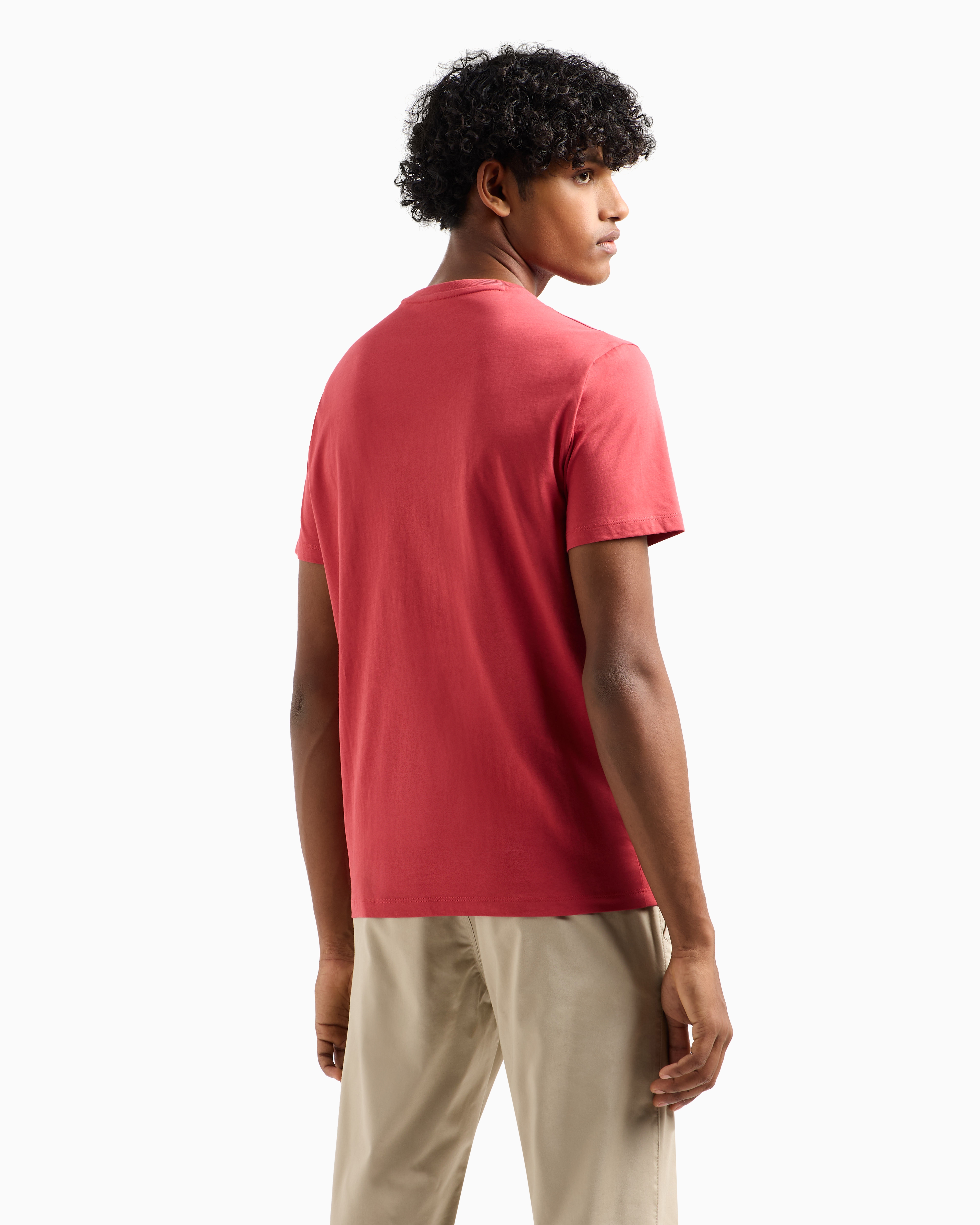 Slim fit jersey T-shirt with logo