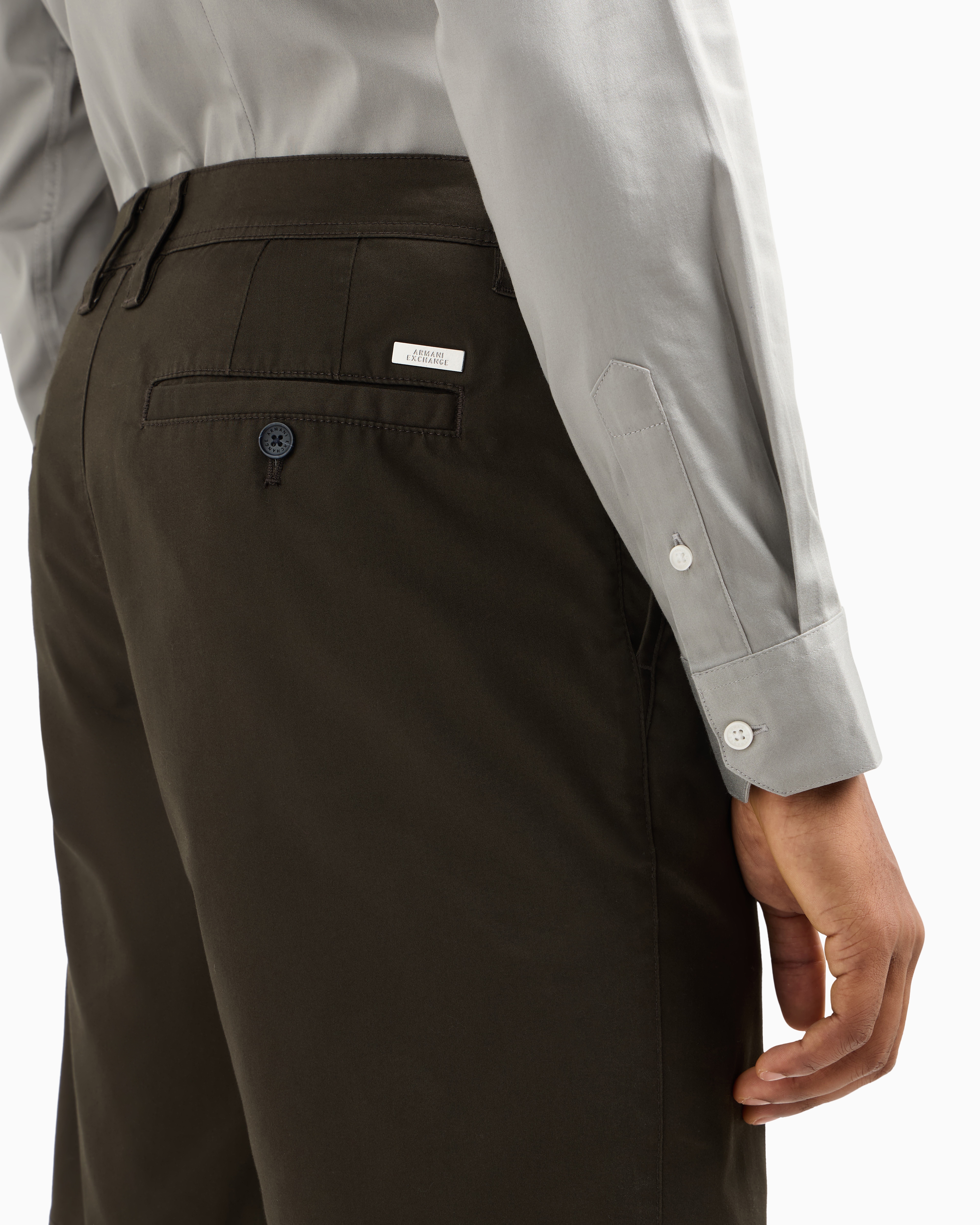 Bermuda shorts satin stretch fabric