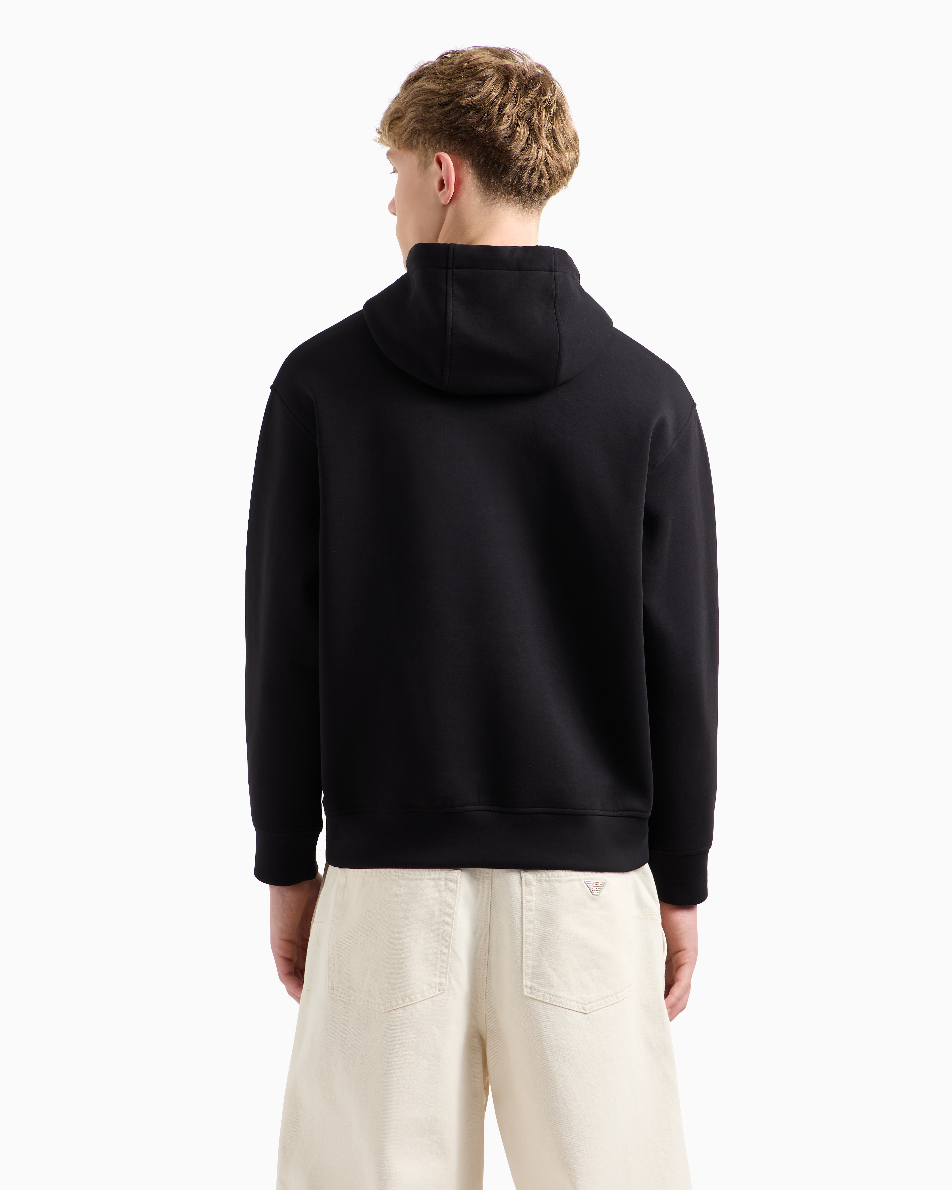 ASV フード付きスウェットシャツ ダブルジャージー オーバー