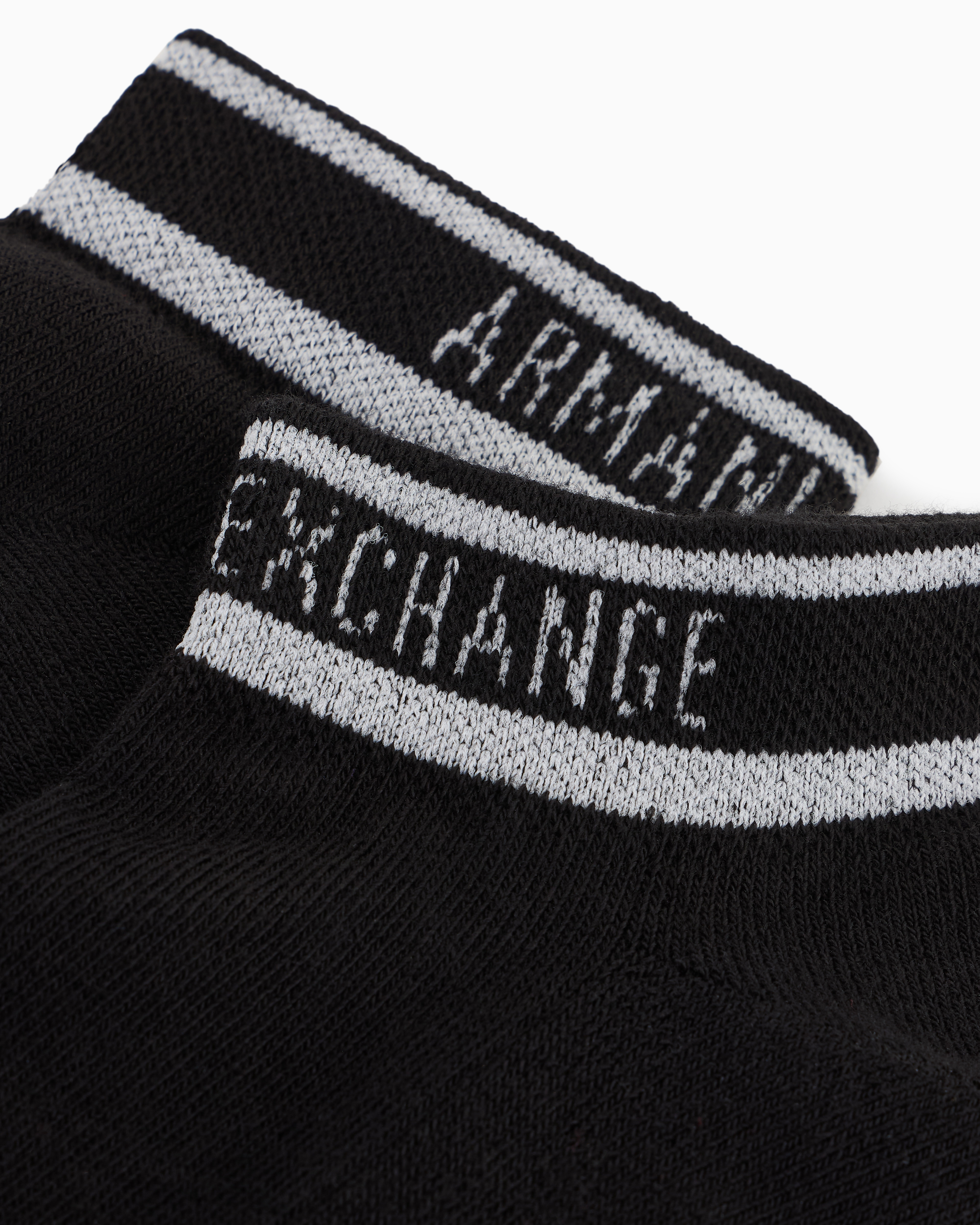 Short socks with logo