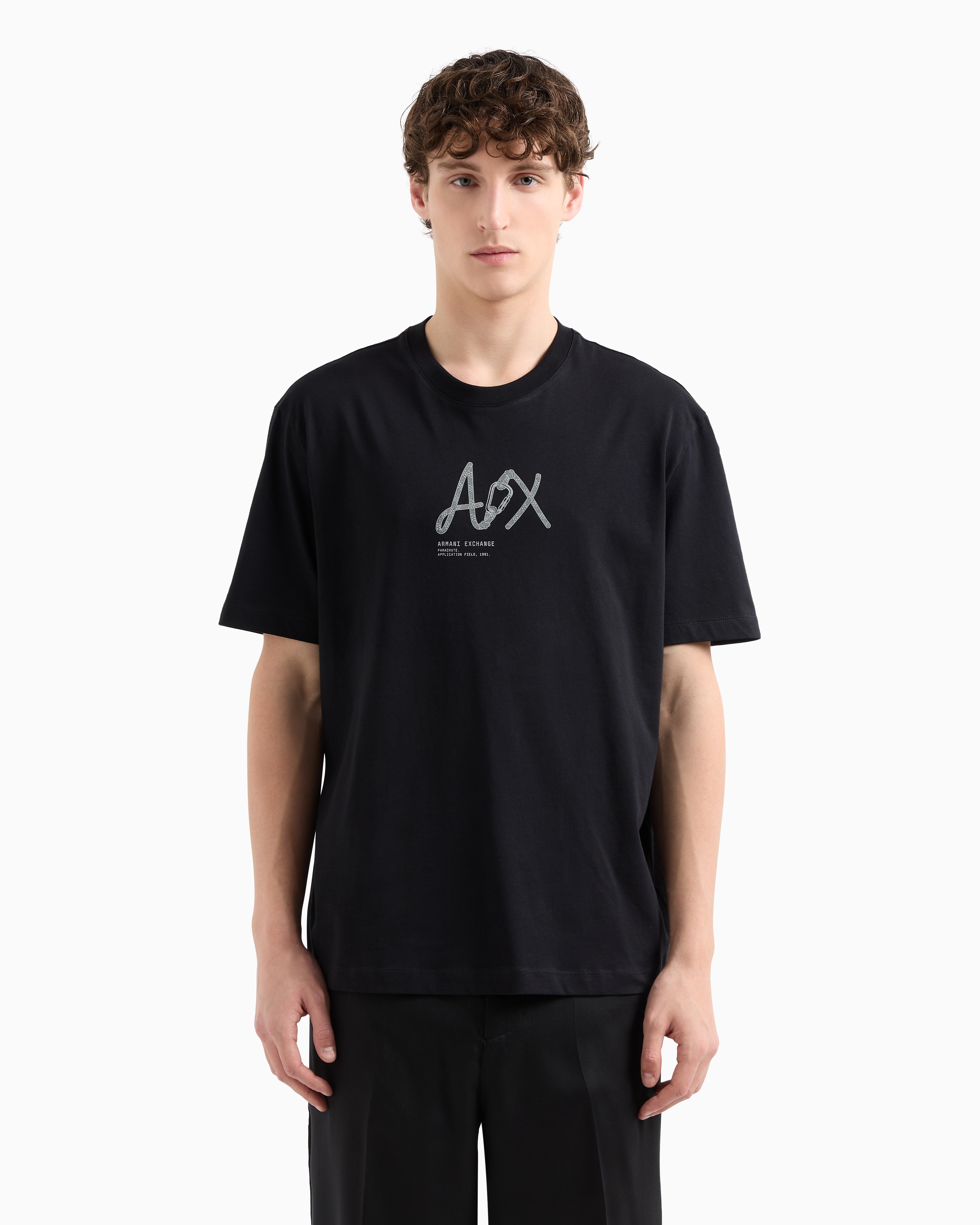 Regular fit T-shirt with logo | Armani Exchange
