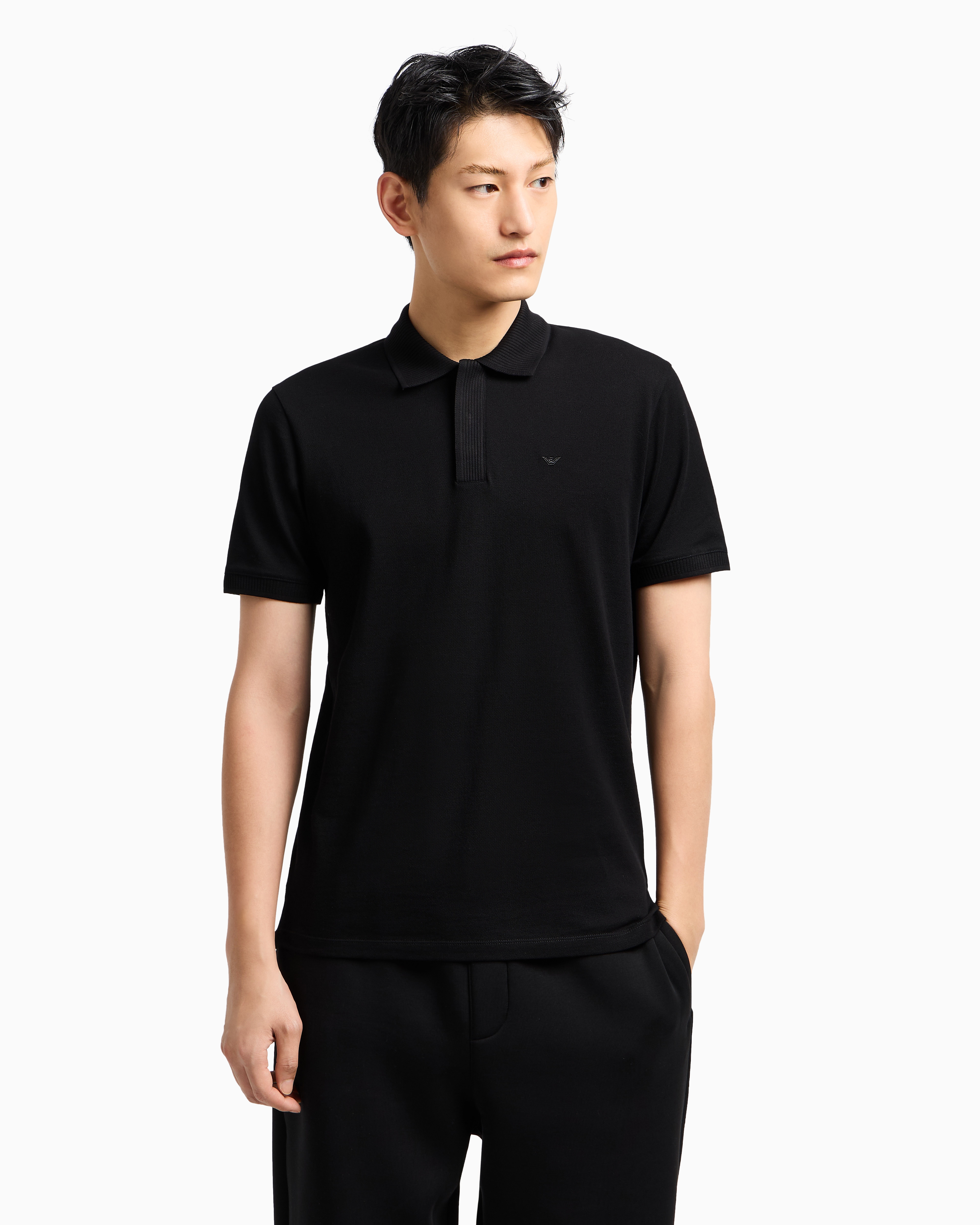 Jersey polo shirt | Emporio Armani