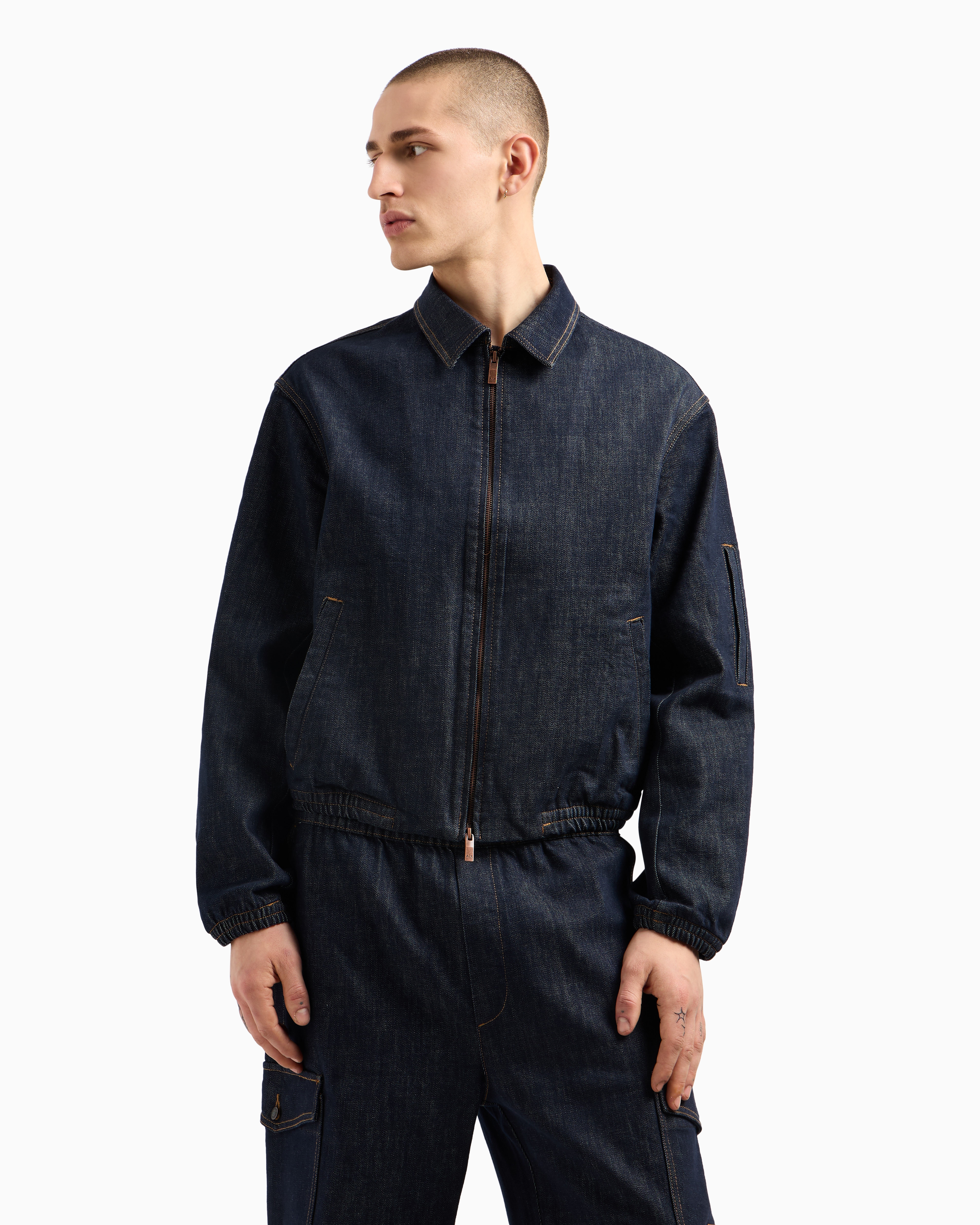 Denim Bomber Jacket