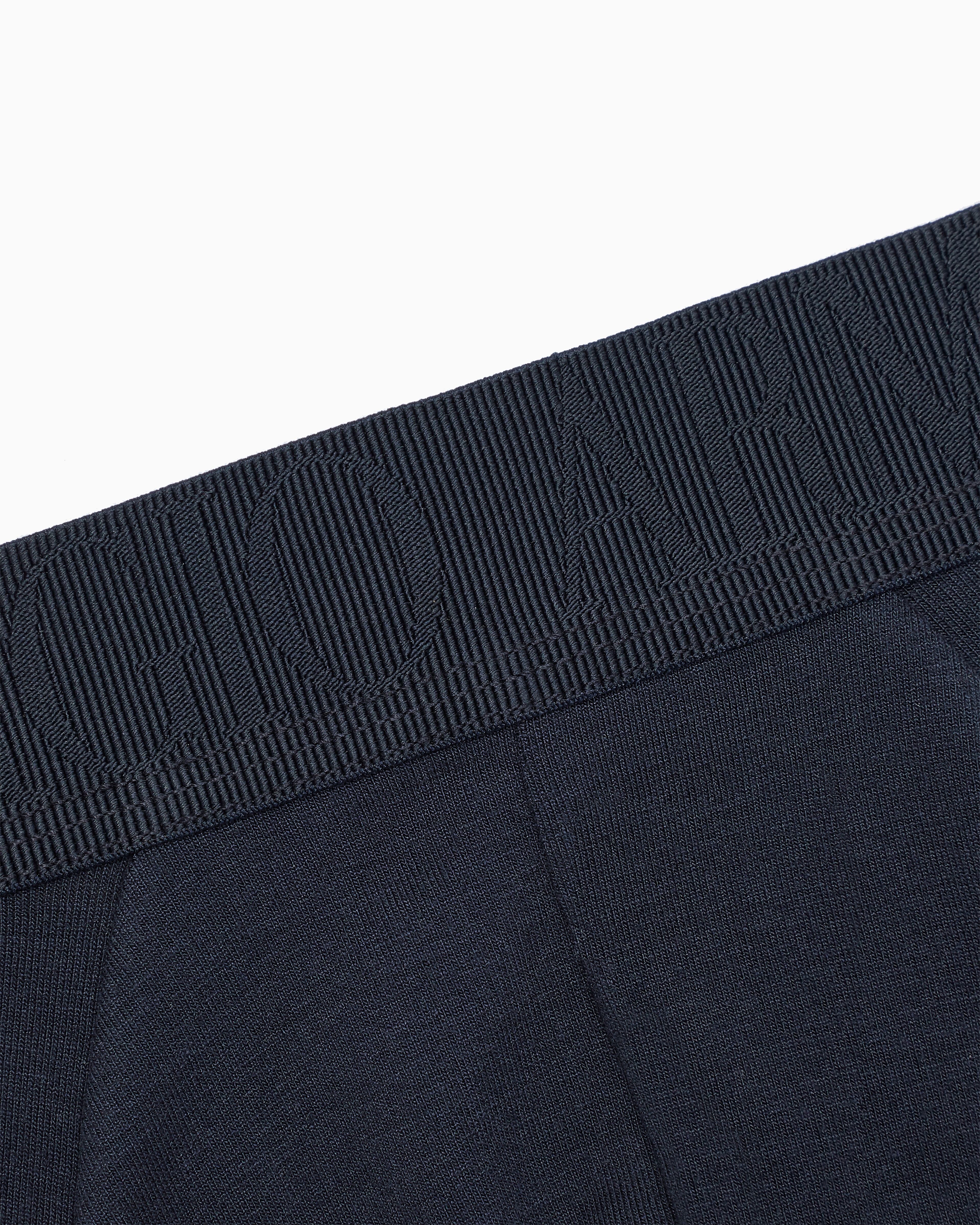 Stretch jersey briefs with logo band | Giorgio Armani