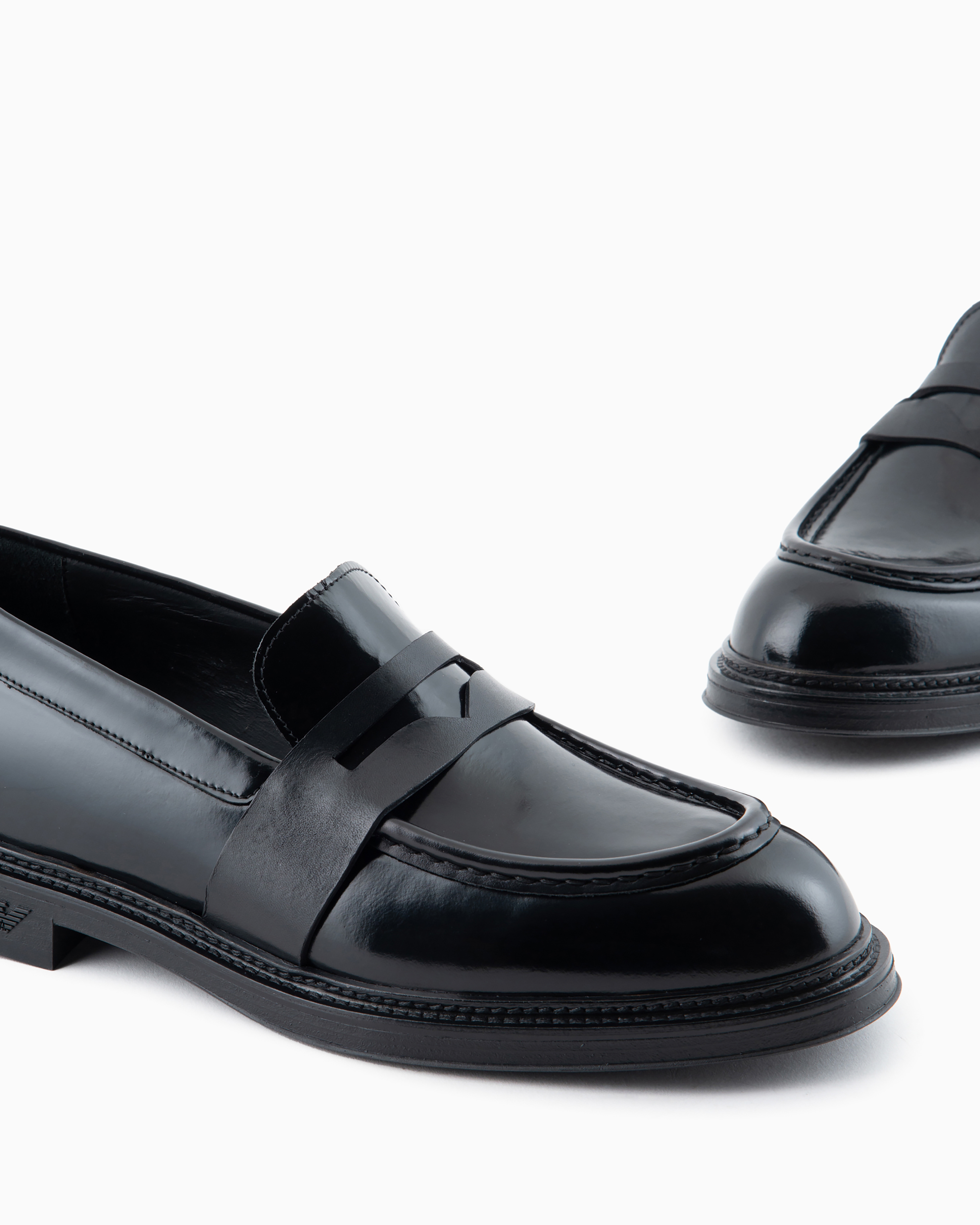 EMPORIO ARMANI エンポリオアルマーニ　編み込み　ダッドローファー EMPORIO ARMANI エンポリオアルマーニ 編み込み ダッドローファー