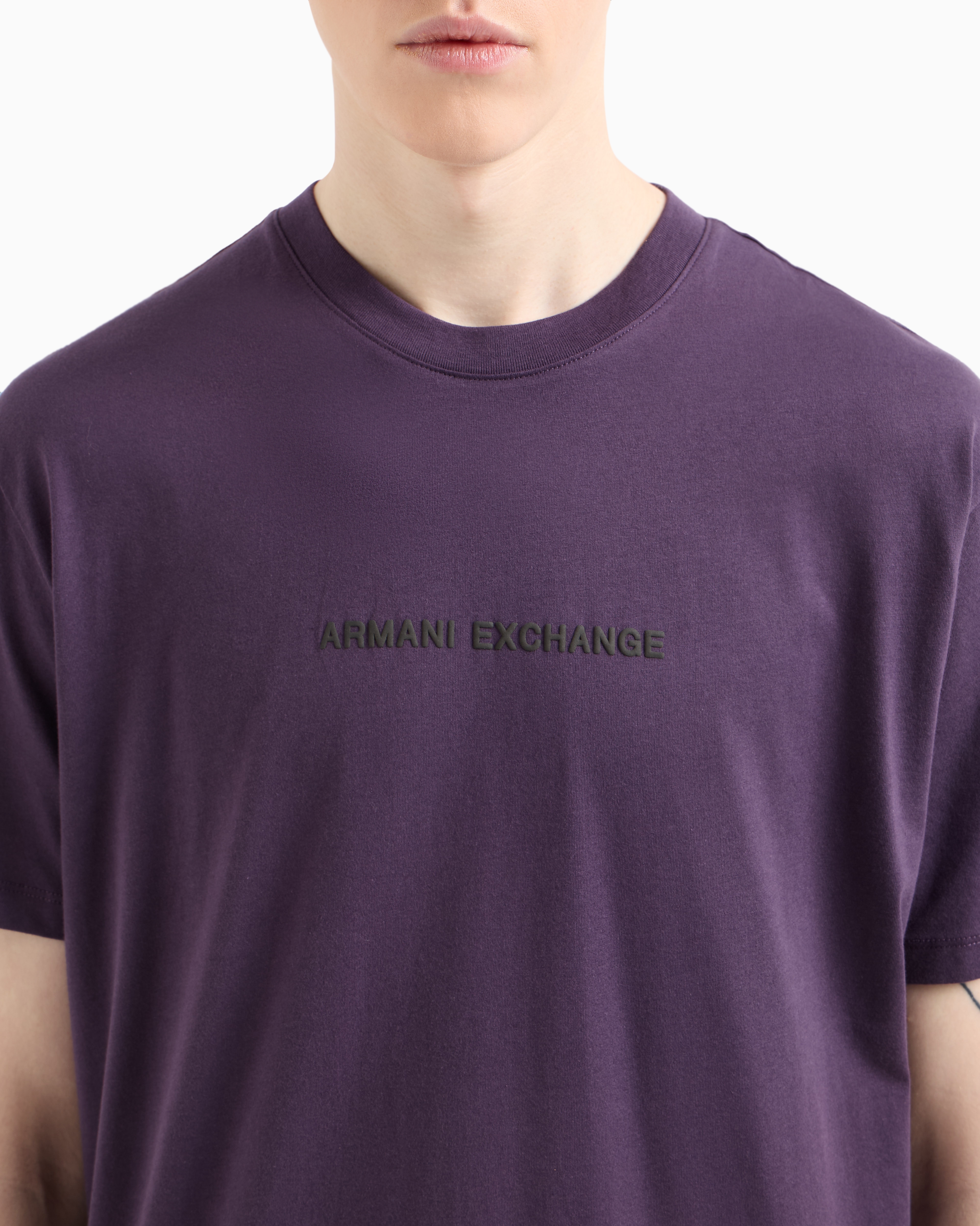 Regular fit T-shirt with logo print on the chest