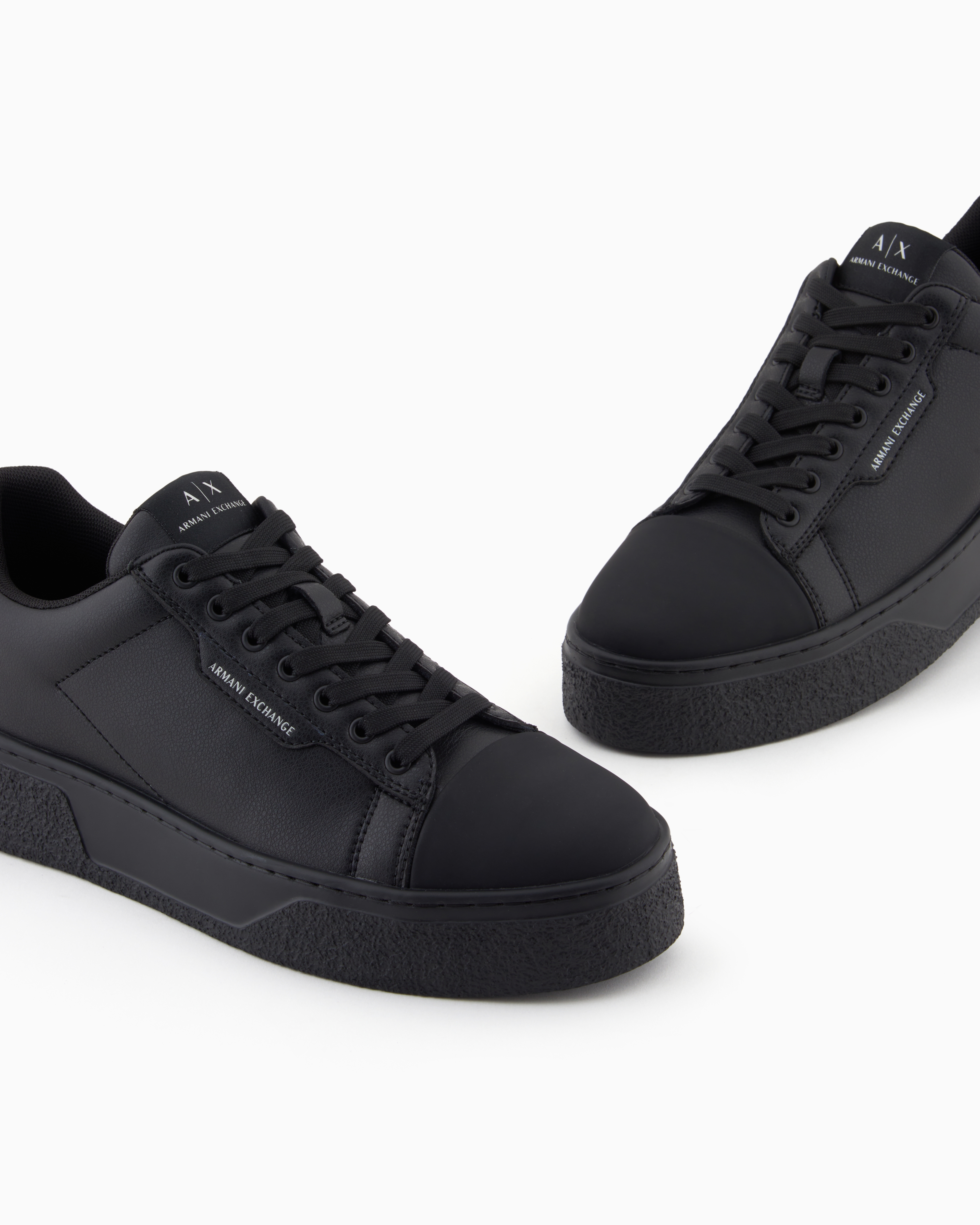 Sneakers with high sole