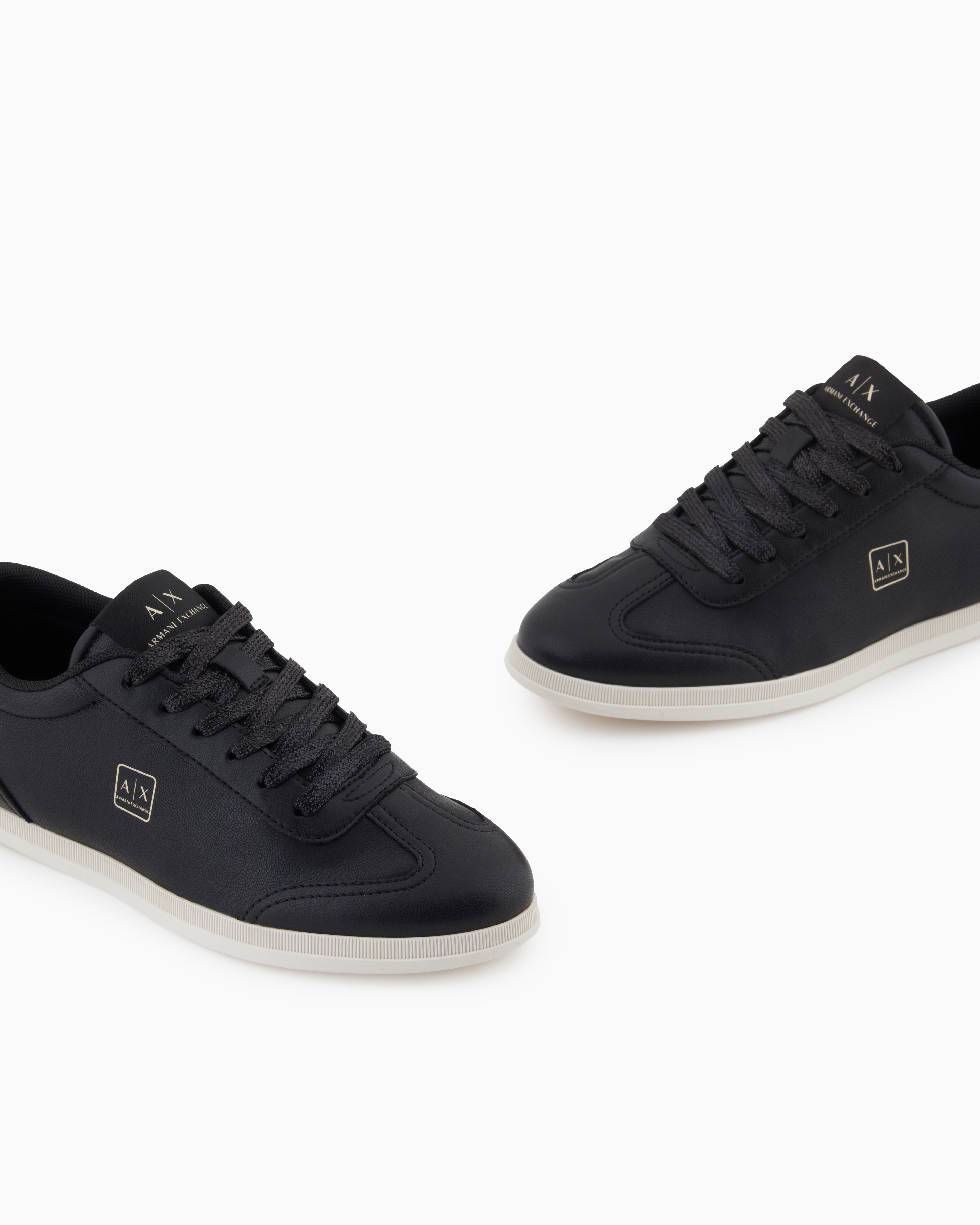Armani Exchange - Sneakers, Woman, Black, Size: