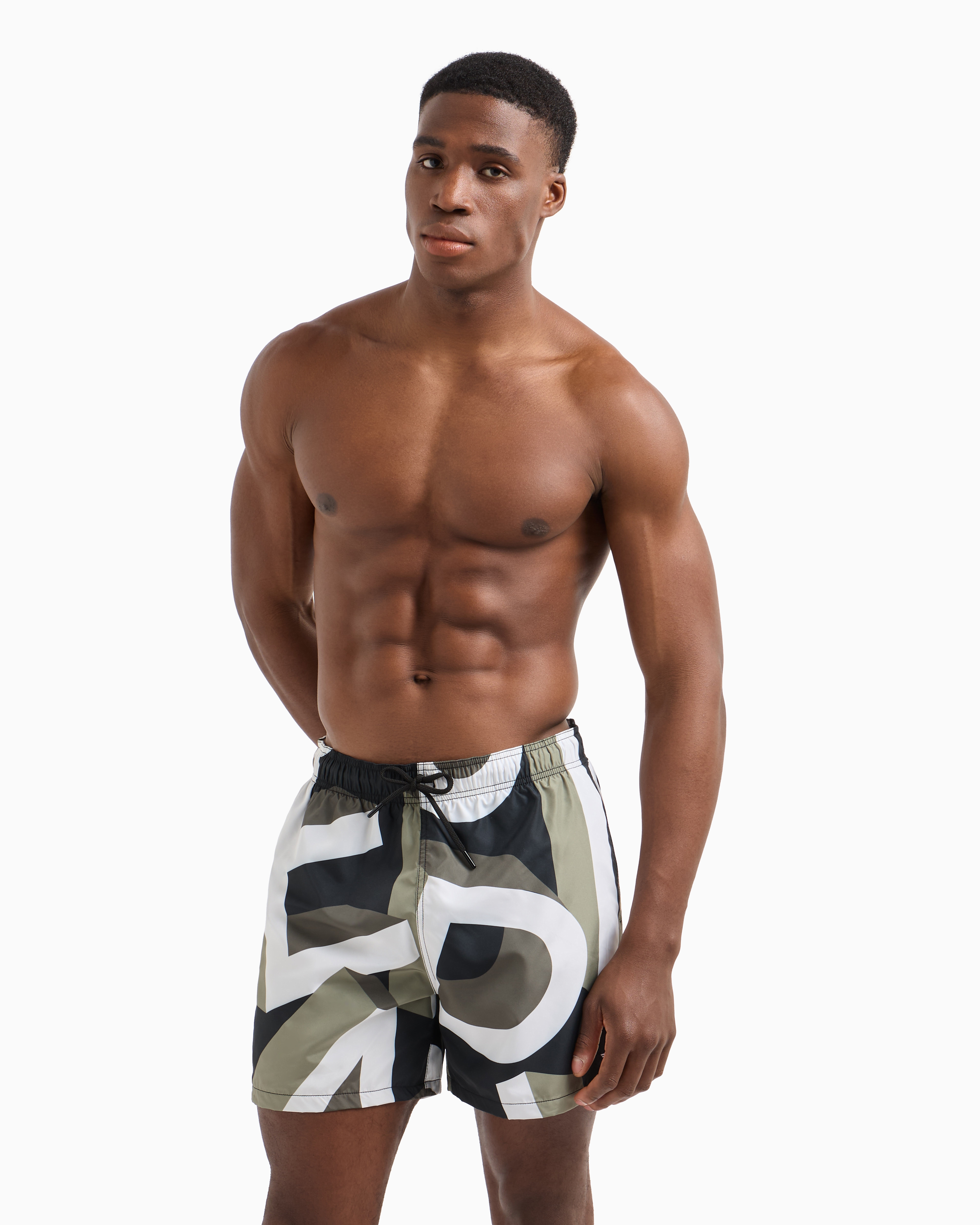 新品タグ付き　エンポリオアルマーニ　スイムウェア　水着　メンズ　ショーツ　黒　L 新品タグ付き エンポリオアルマーニ スイムウェア 水着 メンズ