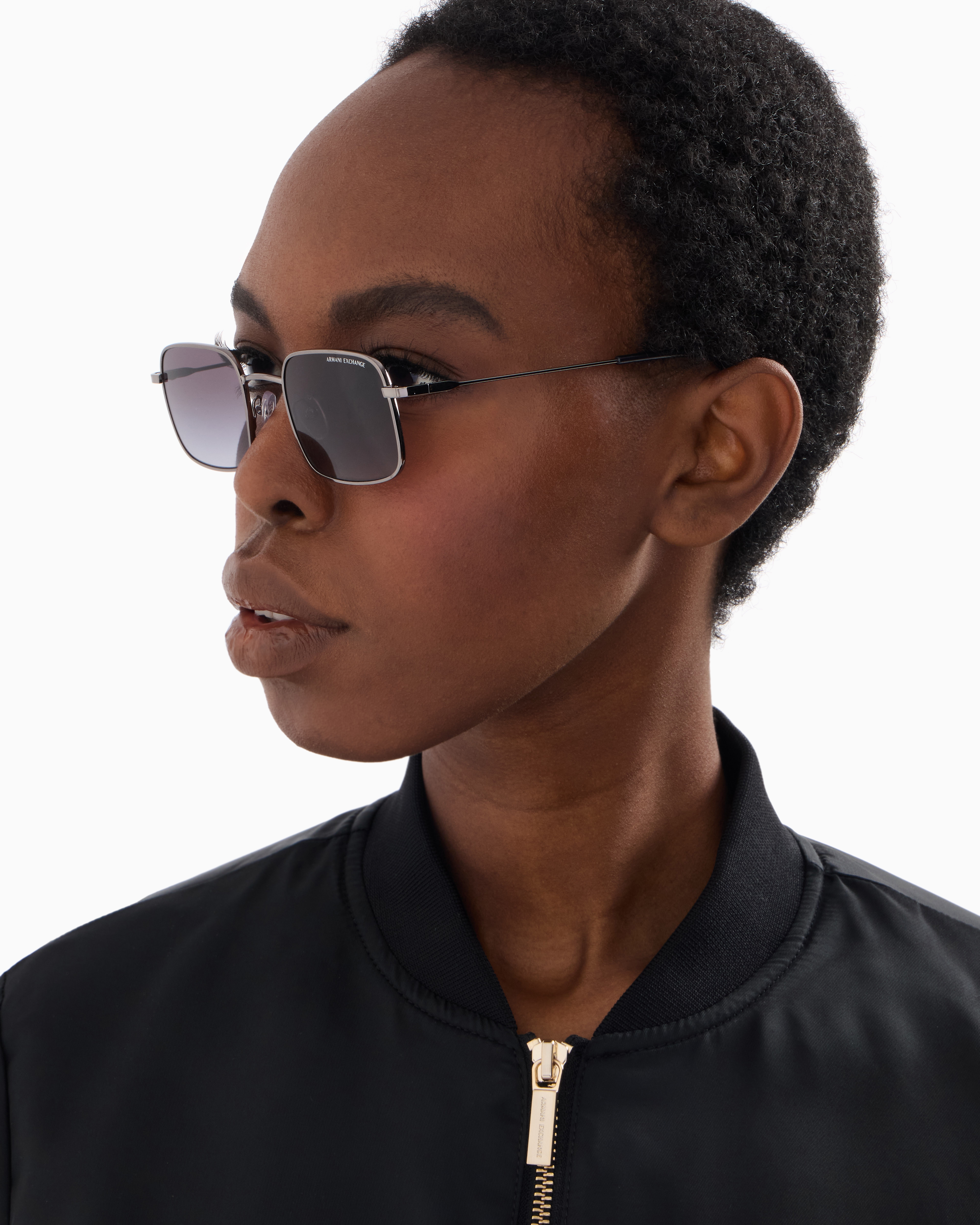 Armani Exchange - Women’s aviator sunglasses, Woman, Grey, Size: 46L