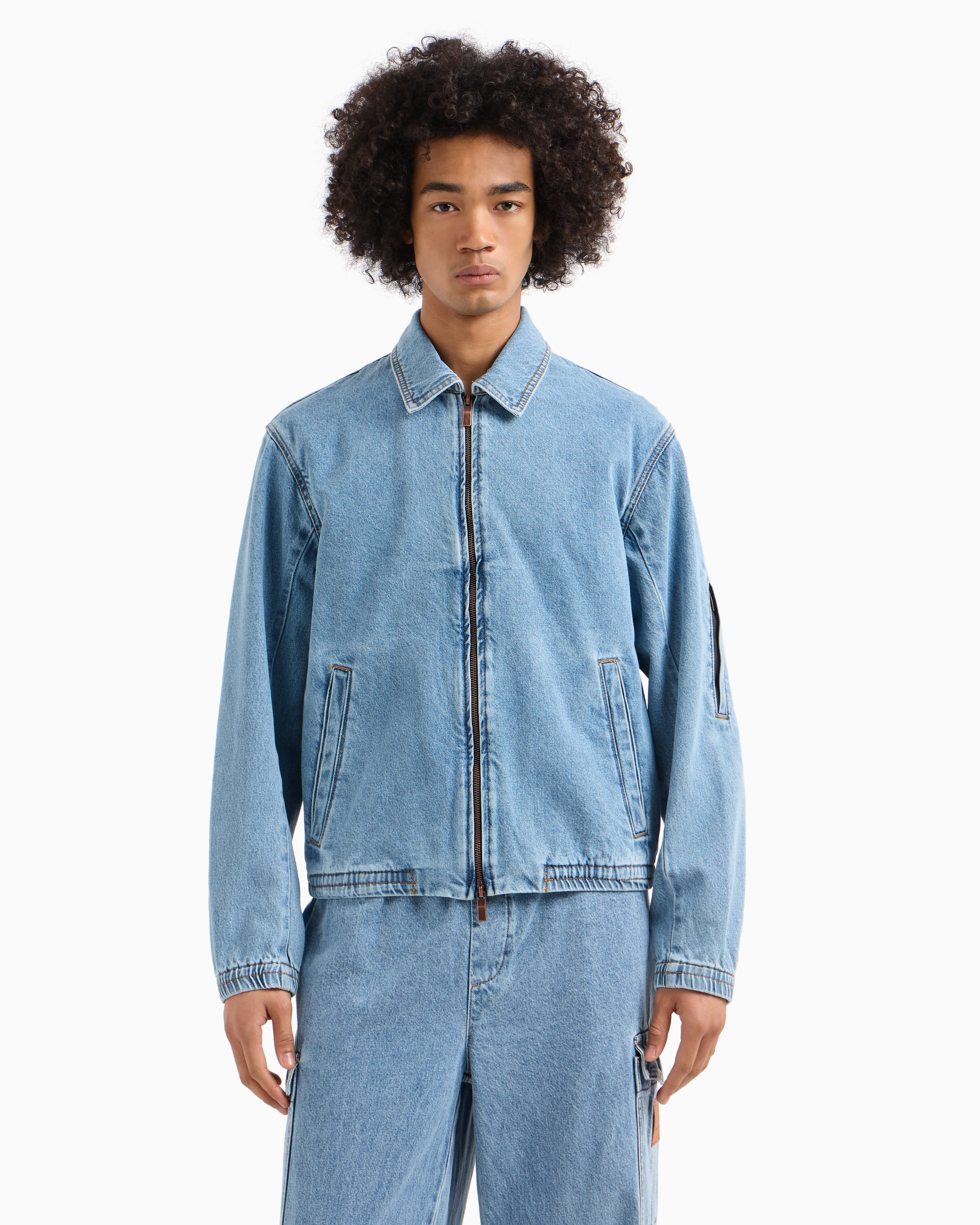 Denim Bomber Jacket