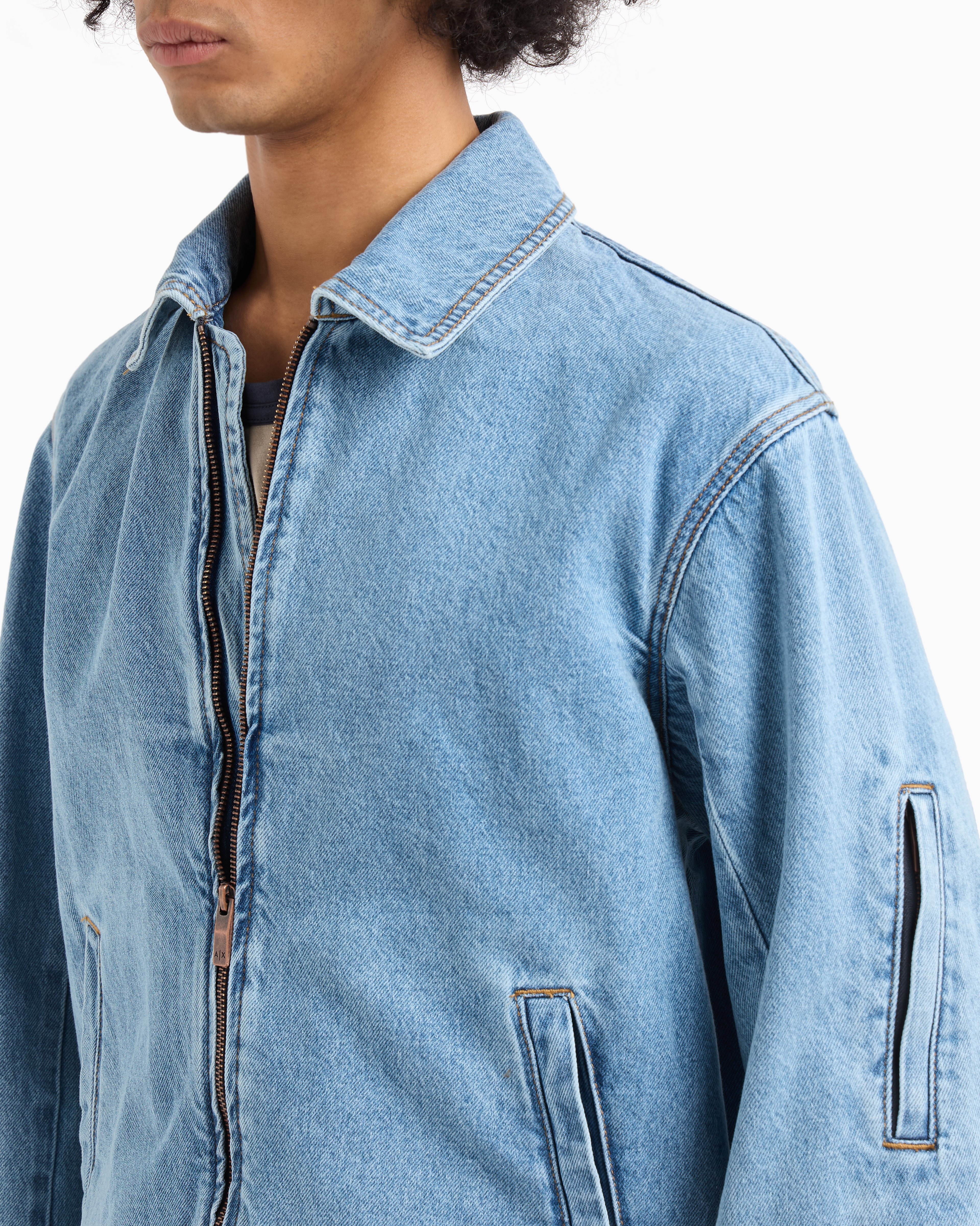 Denim Bomber Jacket