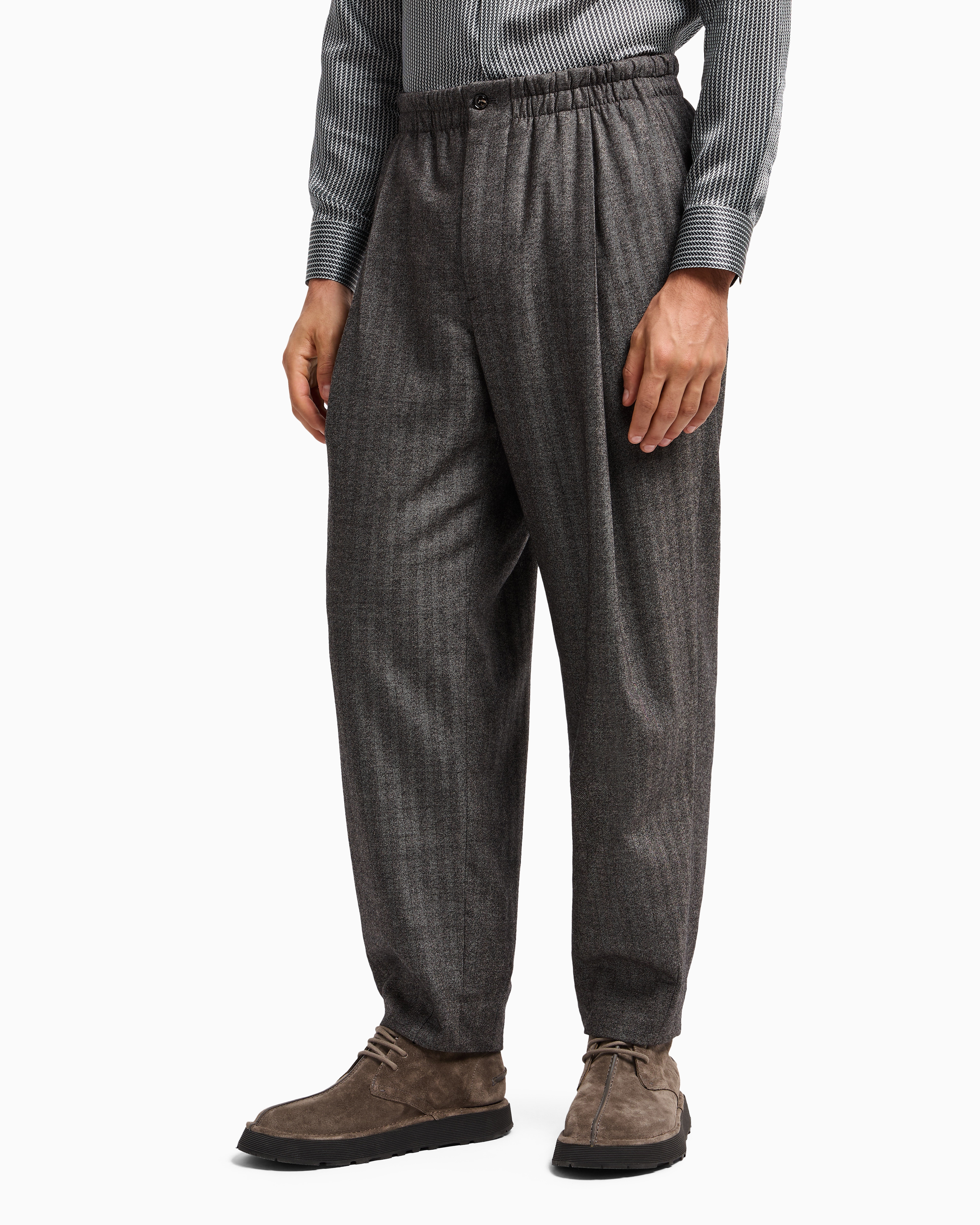 GIORGIO ARMANI タック コットンチノ イタリア製　M248 GIORGIO ARMANI