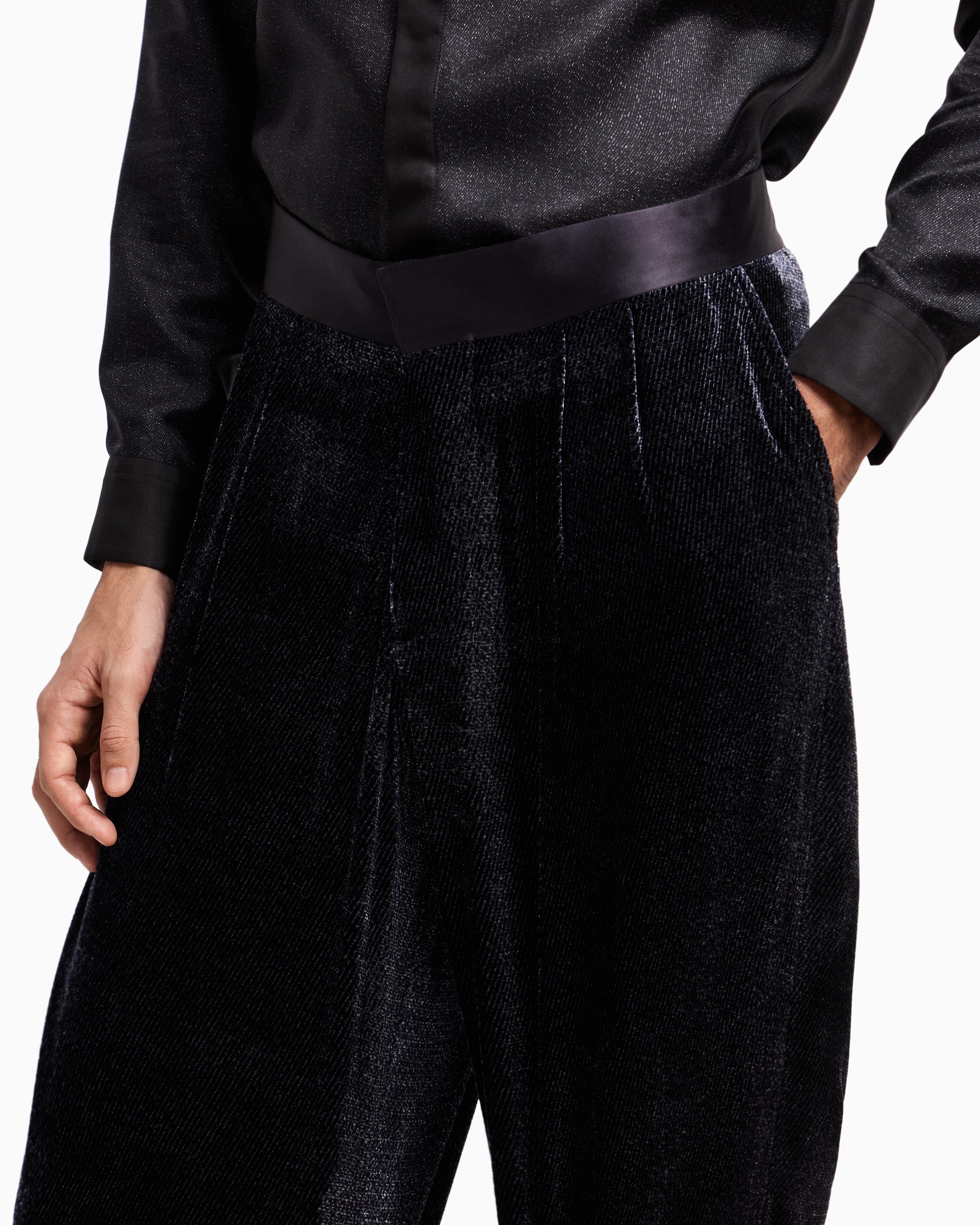 ARMANI COLLEZIONI ベルベット コードュロイパンツ ARMANI COLLEZIONI ベルベット コードュロイパンツ