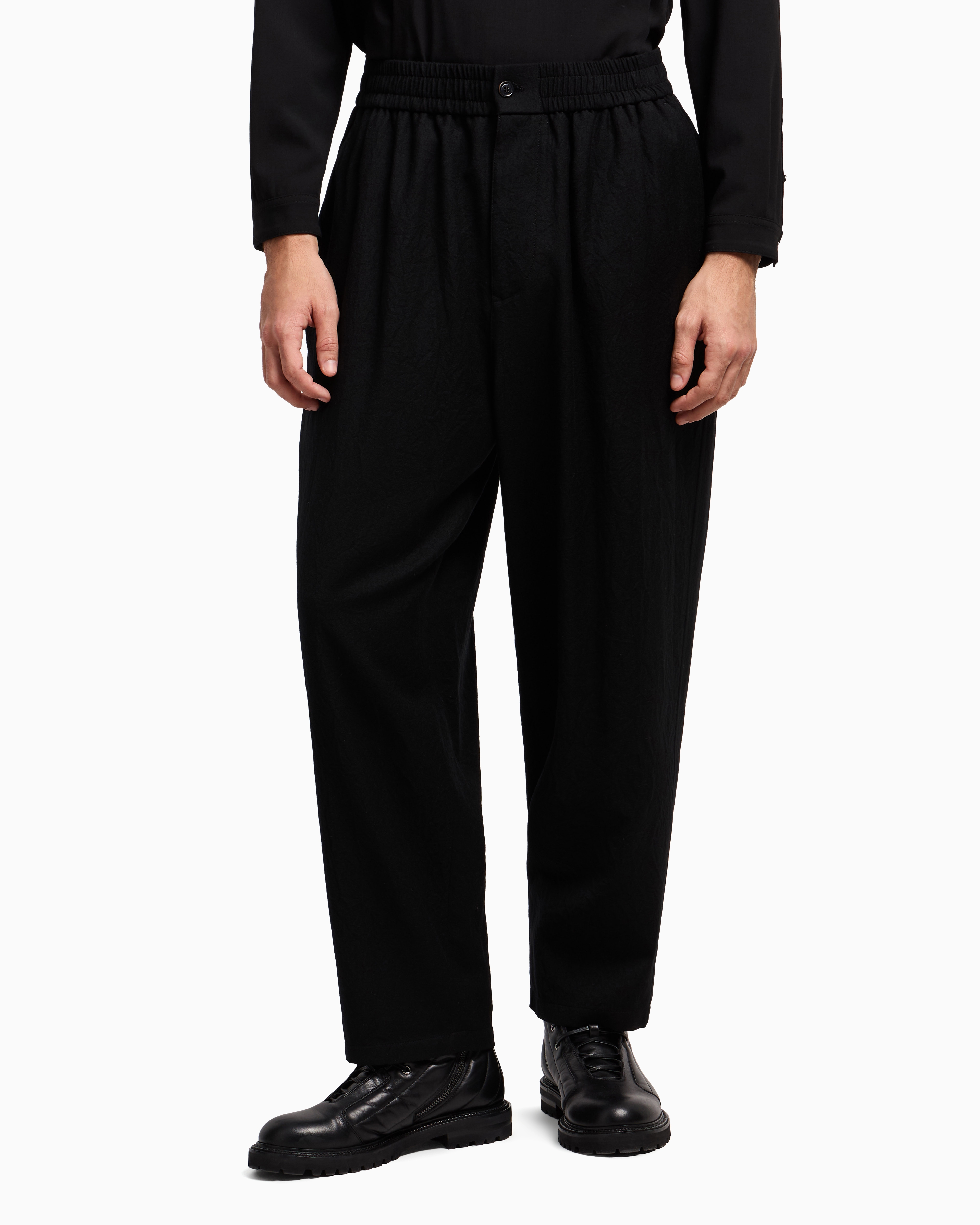 ウールカジュアルパンツ | Giorgio Armani