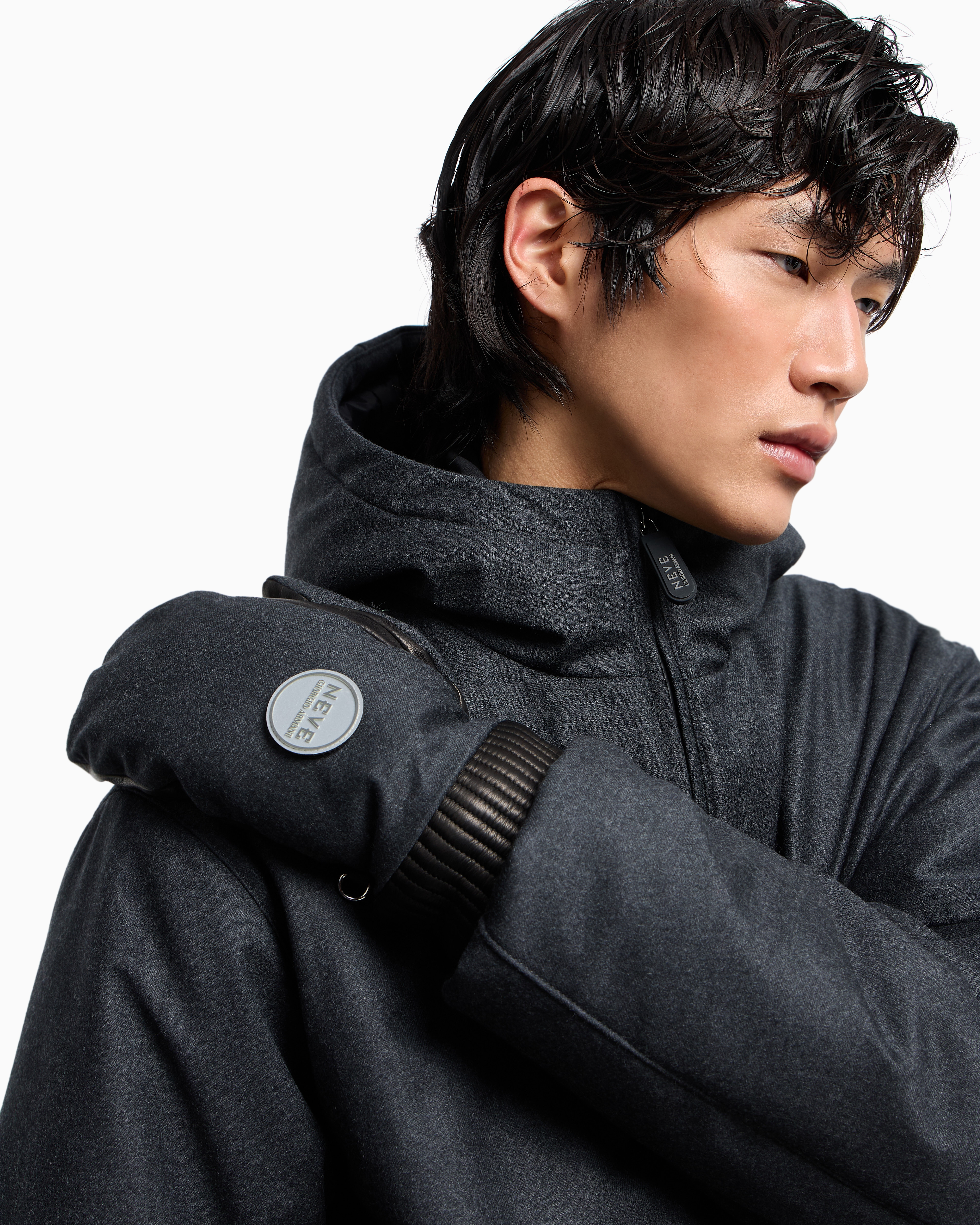 Giorgio Armani Gloves In Black