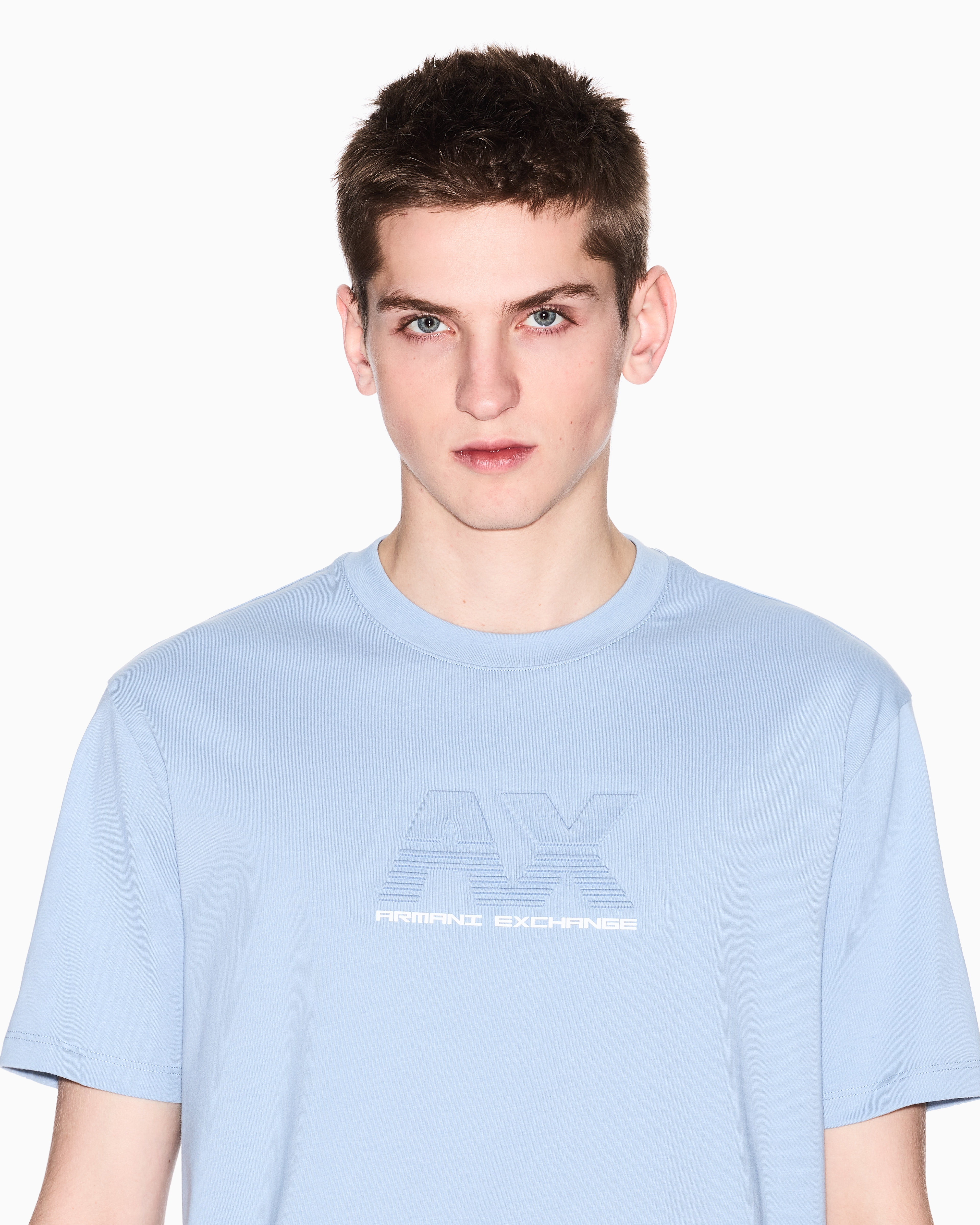 Regular fit T-shirt with embossed logo