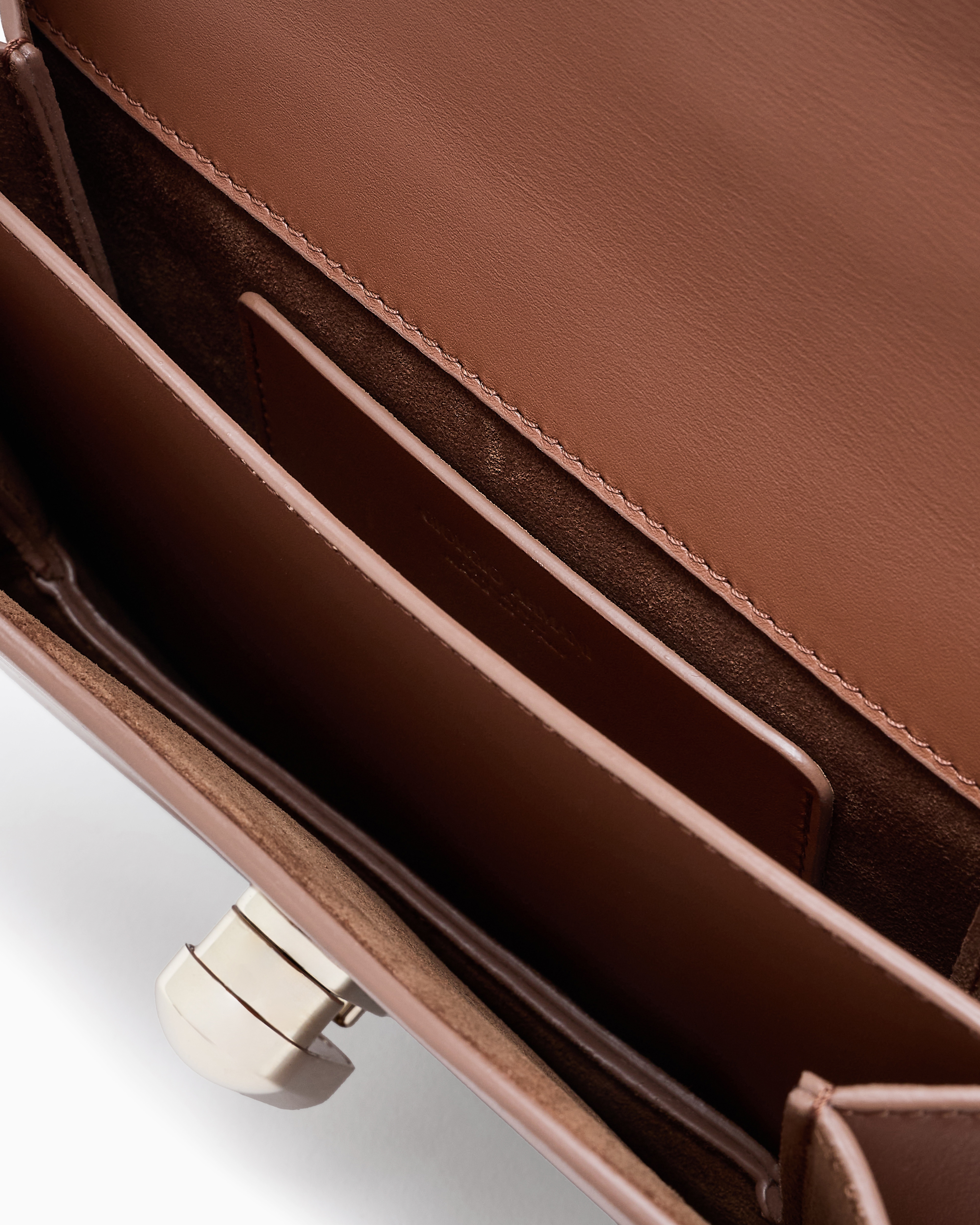 Leather shoulder bag | Giorgio Armani
