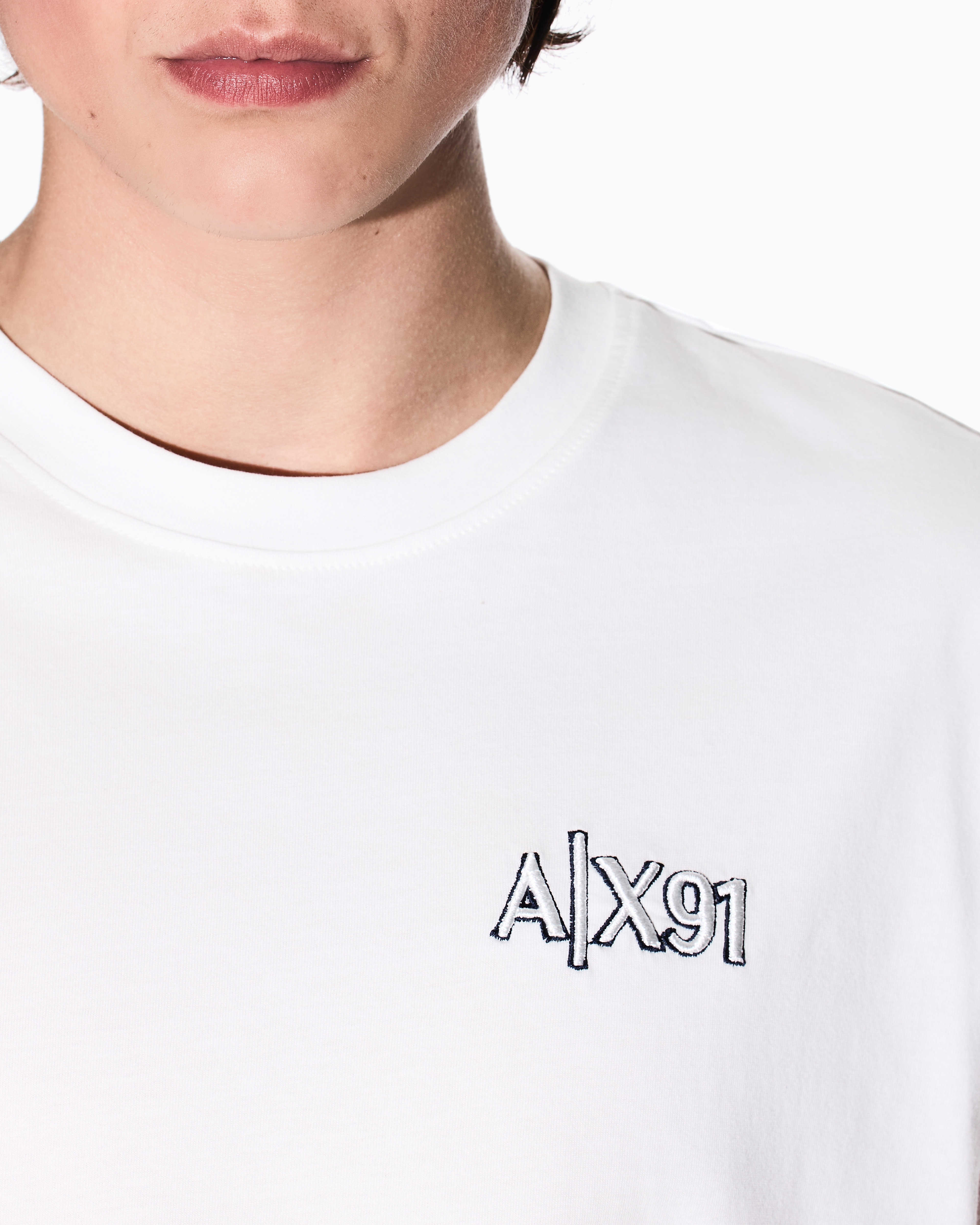 Armani Exchange - ASV Regular Fit T-Shirt, Man, White, Size: