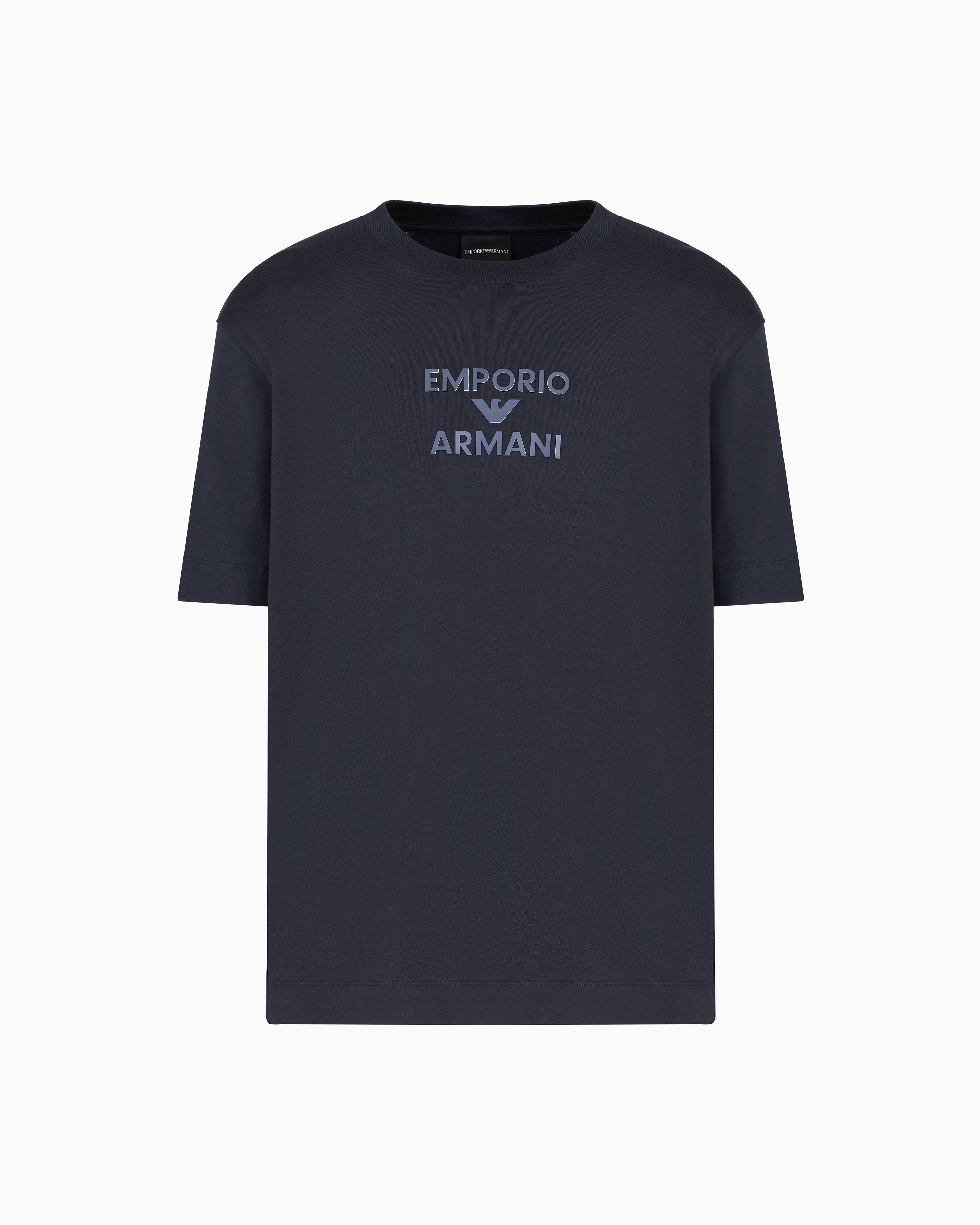 ASV Jersey T-shirt with rubberised logo | Emporio Armani
