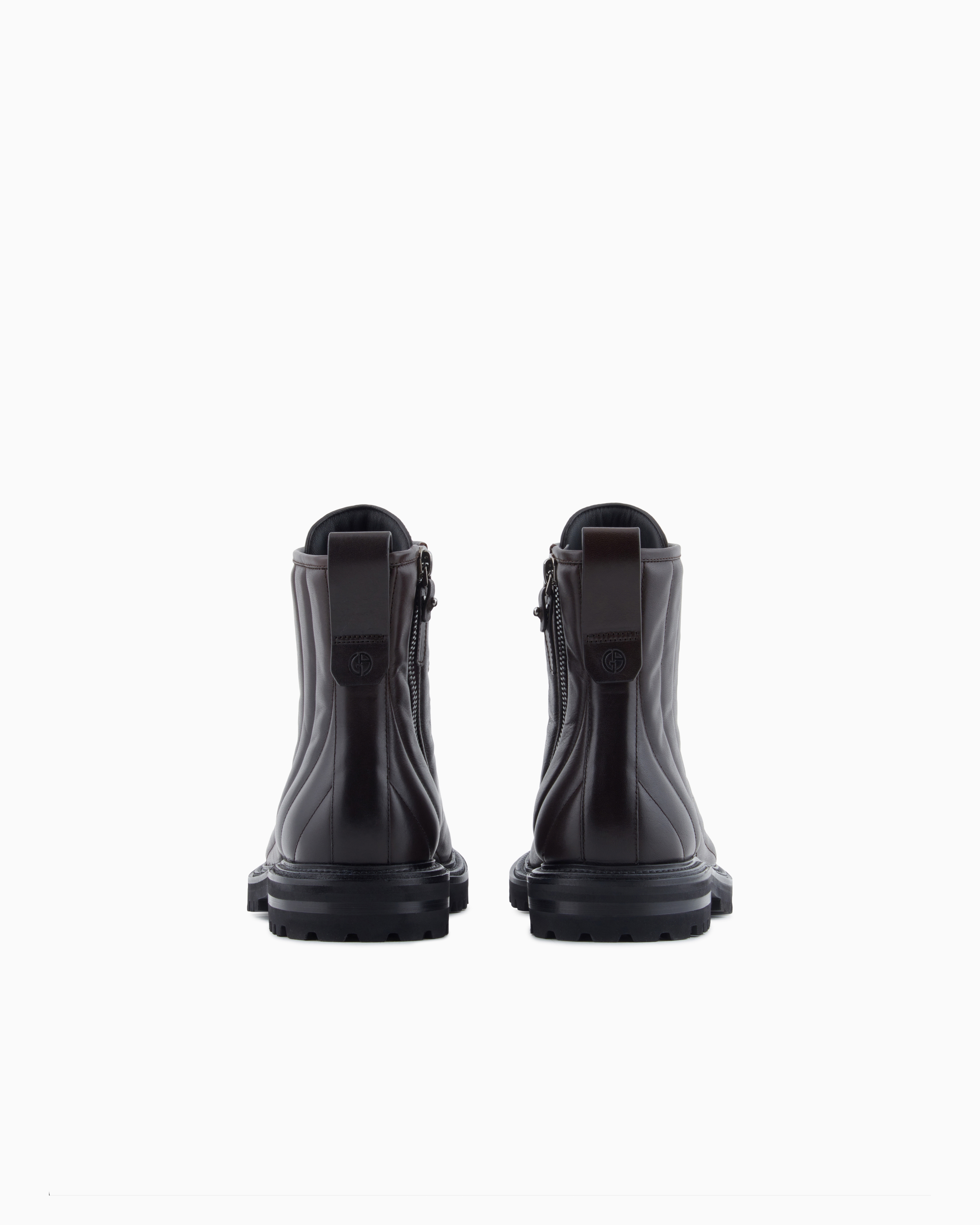 最終価格 美品 ジョルジオ アルマーニ ショートブーツ ブーツ バックジップ undefined