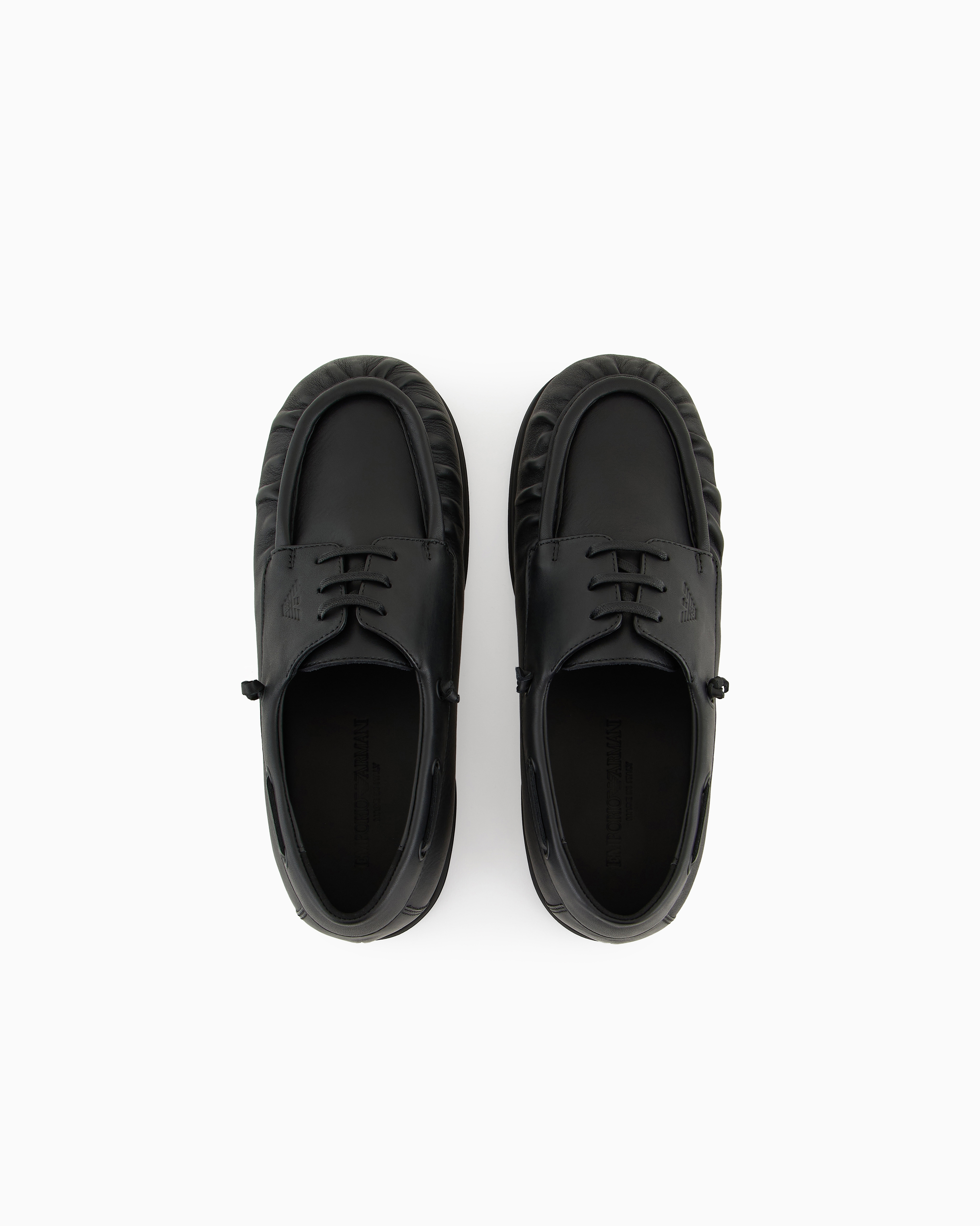 ⭐️定価18万⭐️Giorgio Armani ブラウンデッキシューズ 正規品 undefined
