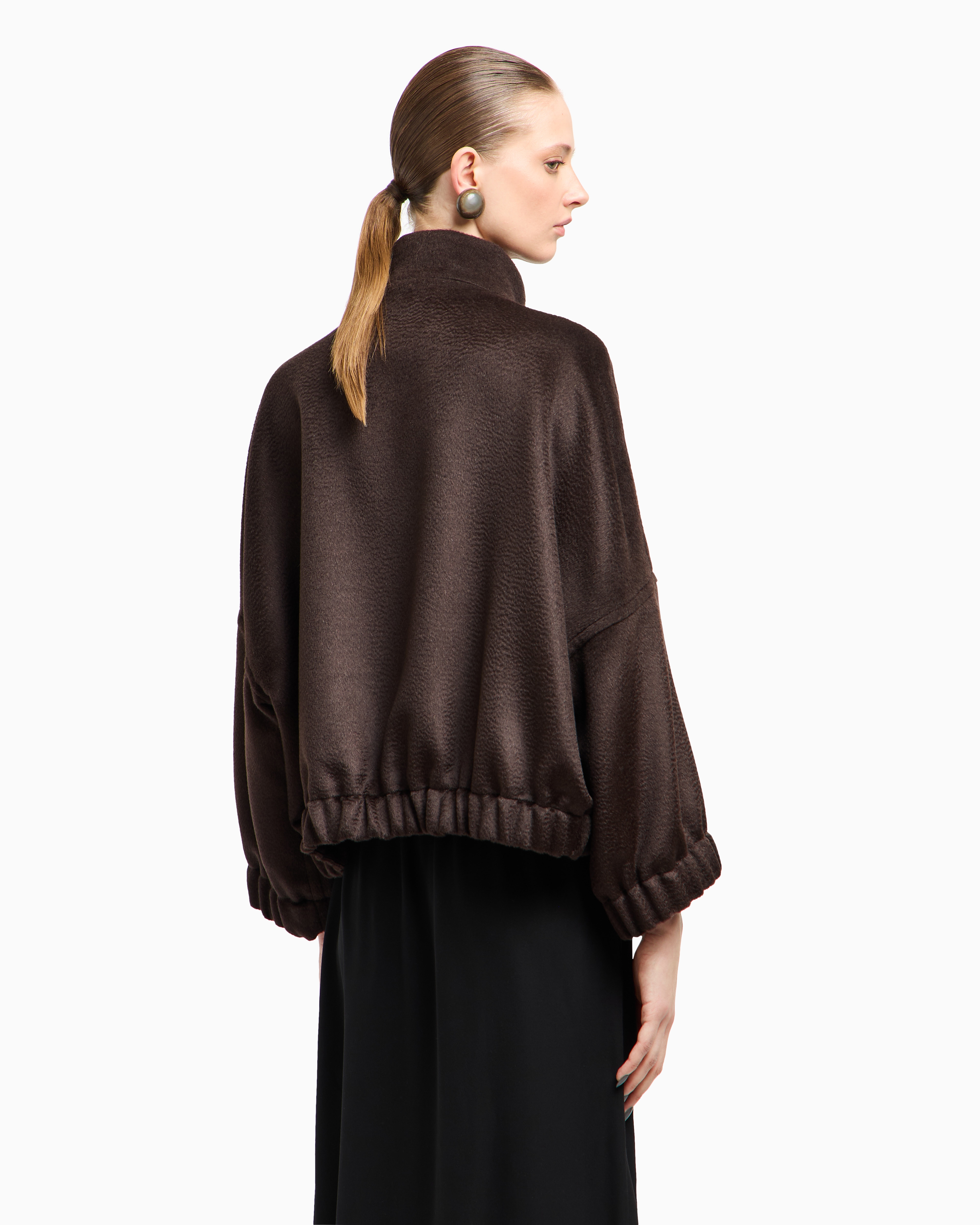 未着用GiorgioArmaniアルパカ コート サイズ46(170〜175cm 1980～90s Vintage Giorgio Armani Wool Alpaca Double Breasted