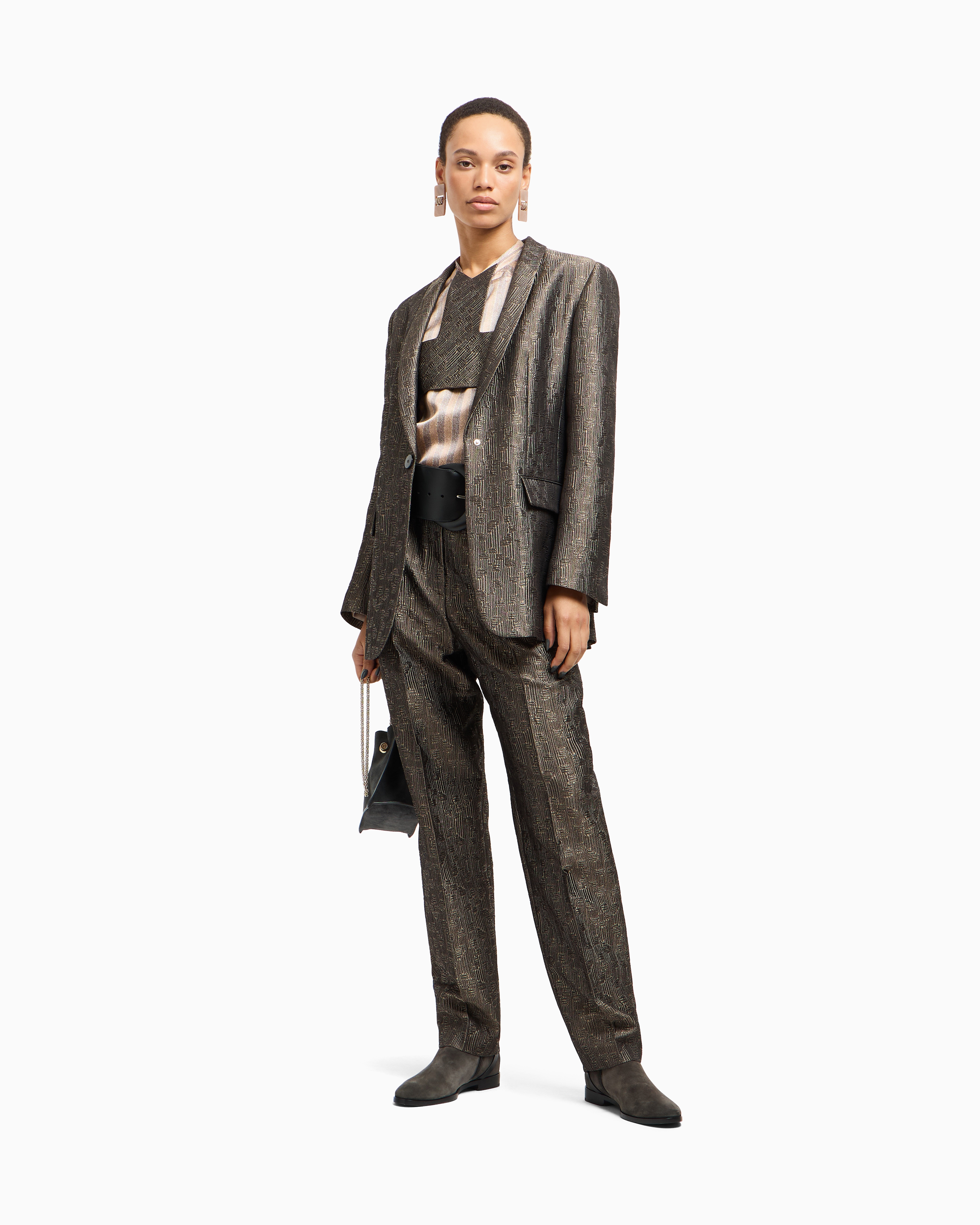 シャツジャケット シルク プリント | Giorgio Armani