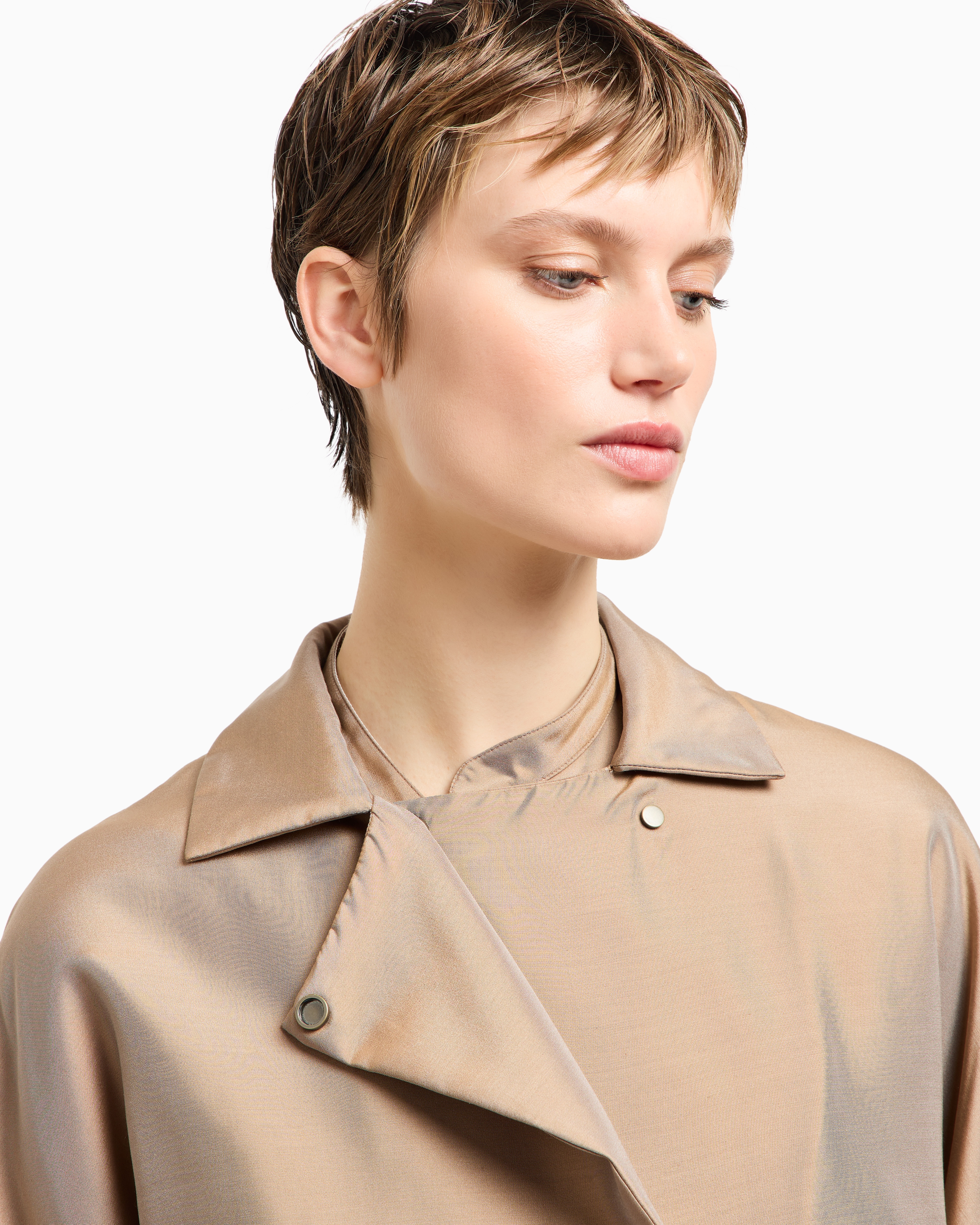 らんちゅう ジョルジオアルマーニ シルクサテン デザインジャケット らんちゅう様専用 ジョルジオアルマーニ シルクサテン デザイン