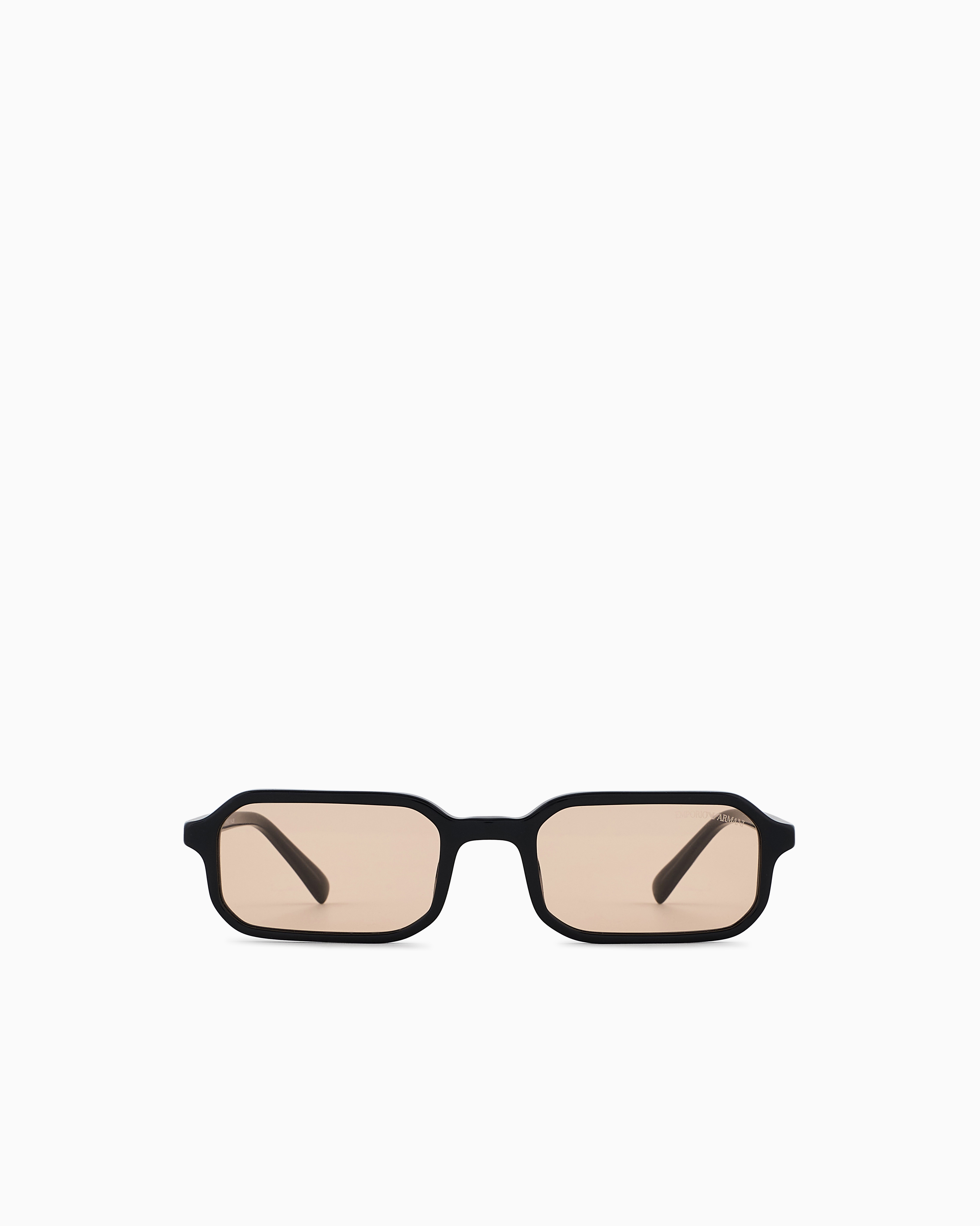 Emporio Armani Men's Black ’S Rectangular Sunglasses