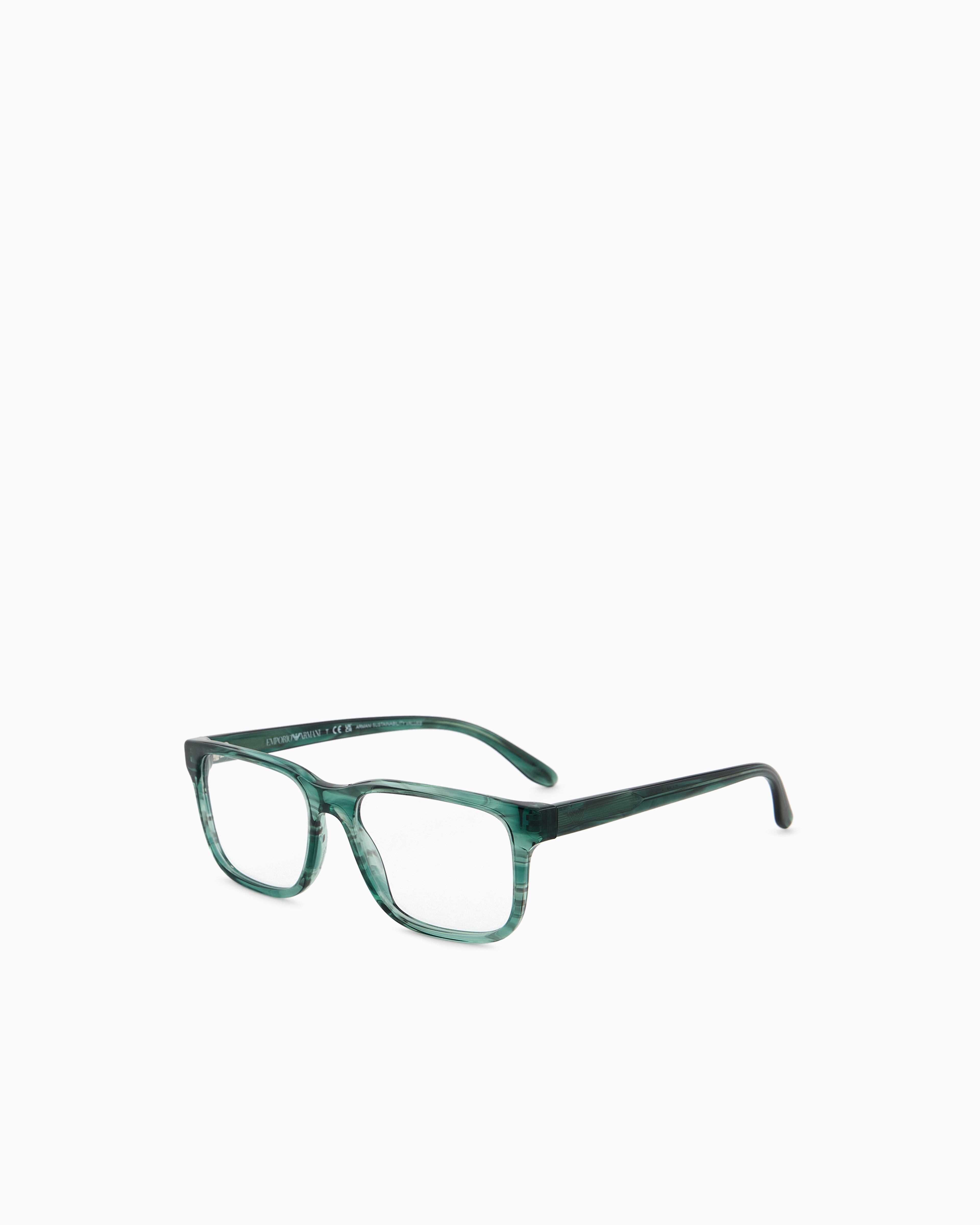 Emporio Armani - Optical frames, Man, Green, Size: 55L