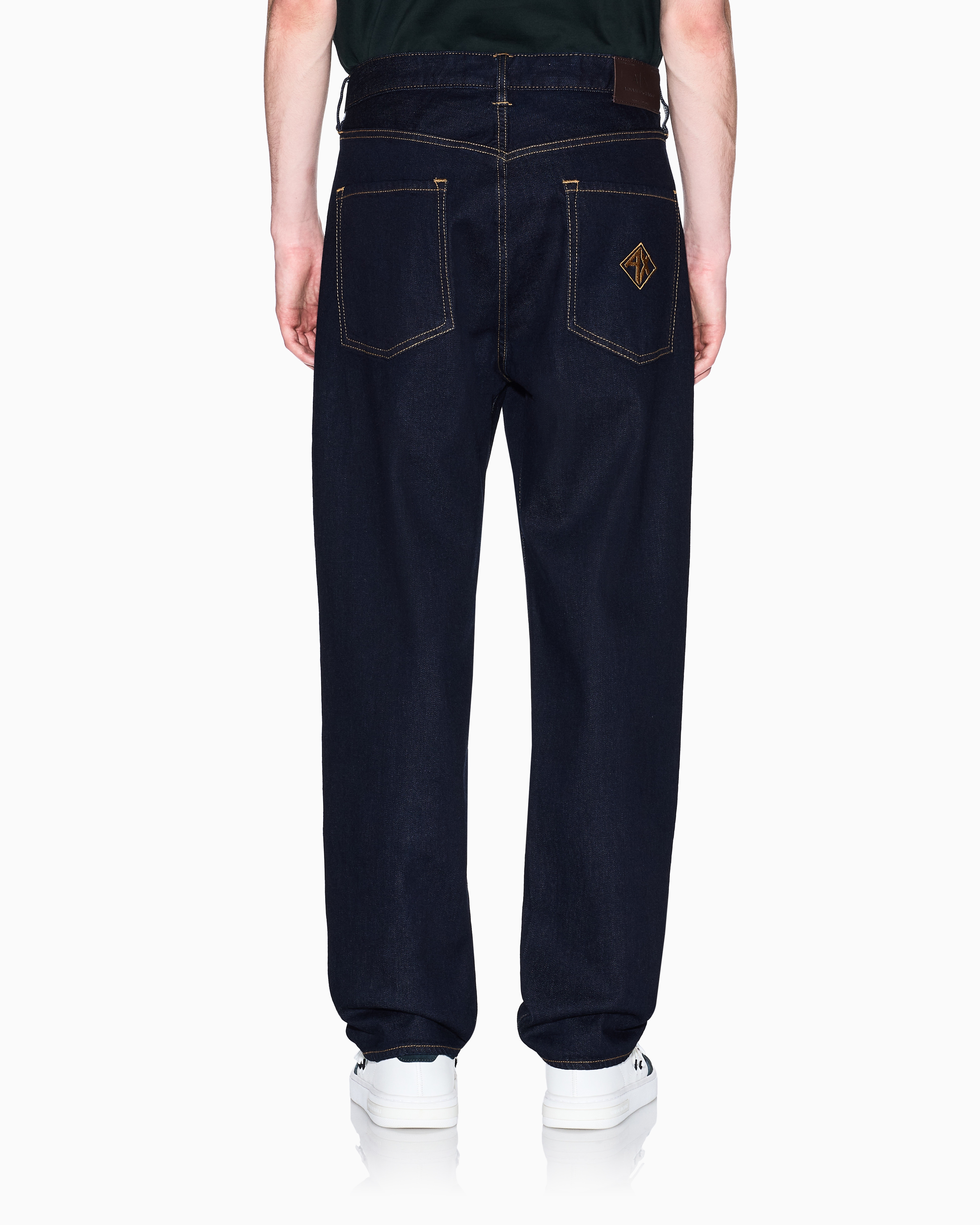 パンツ archive ARMANI JEANS baggy denims black パンツ archive ARMANI JEANS baggy denims black J73 loose-fit