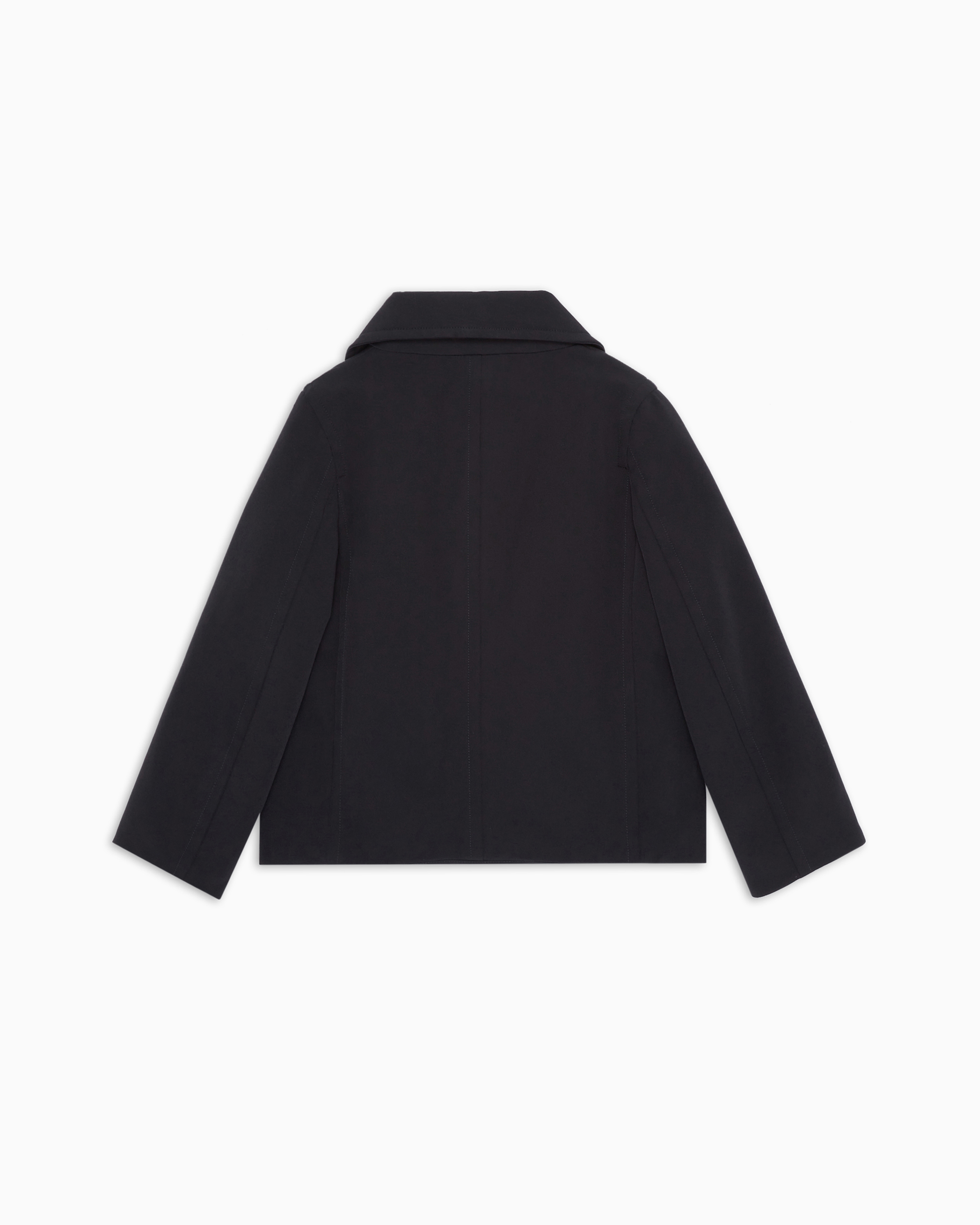 【人気】ARMANI COLLEZIONI インディゴダブルブレストジャケット ダブルブレストジャケット ソフトタッチナイロン | Emporio Armani