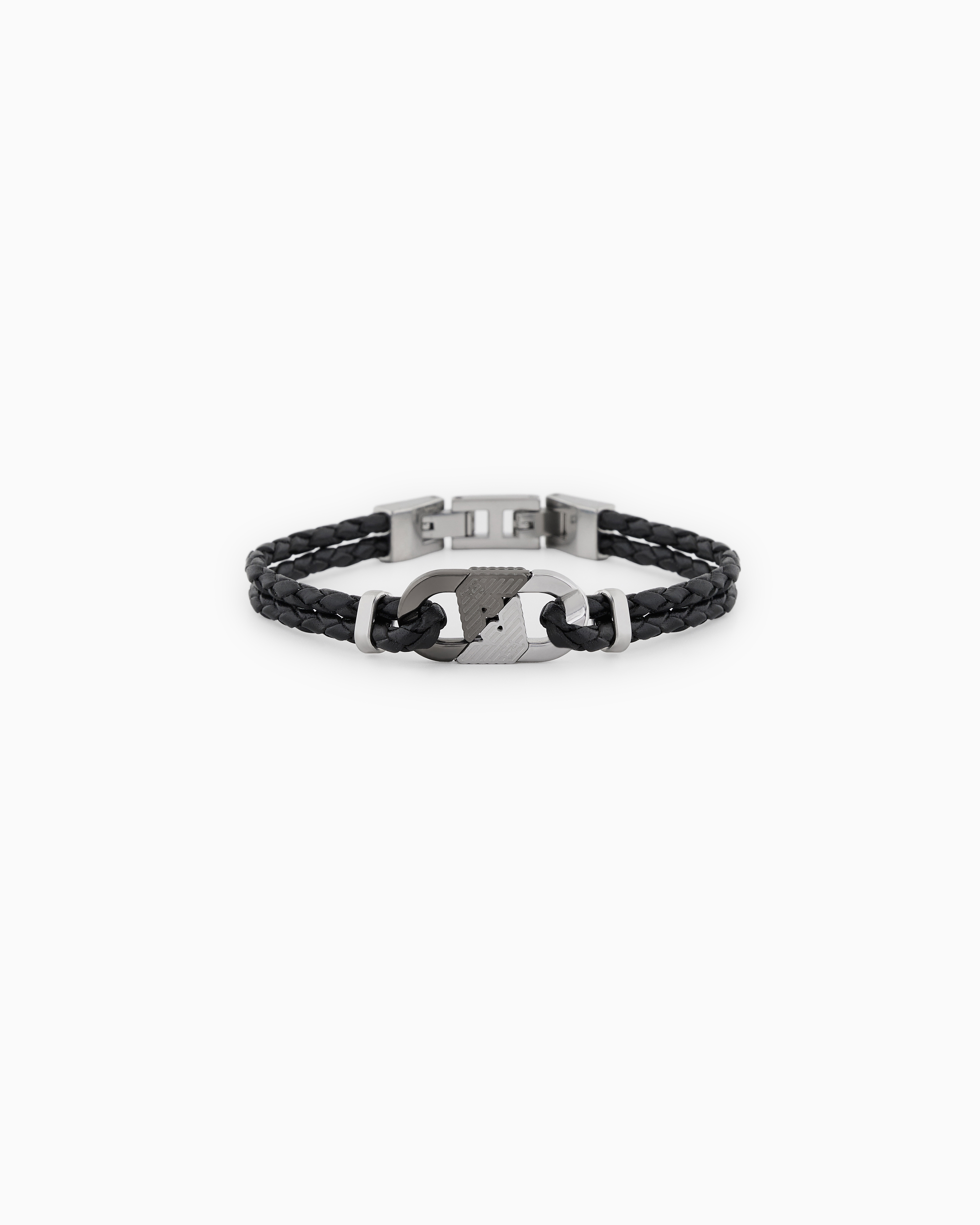 Emporio Armani Men's Multicolored Two-Tone Stainless Steel Id Bracelet