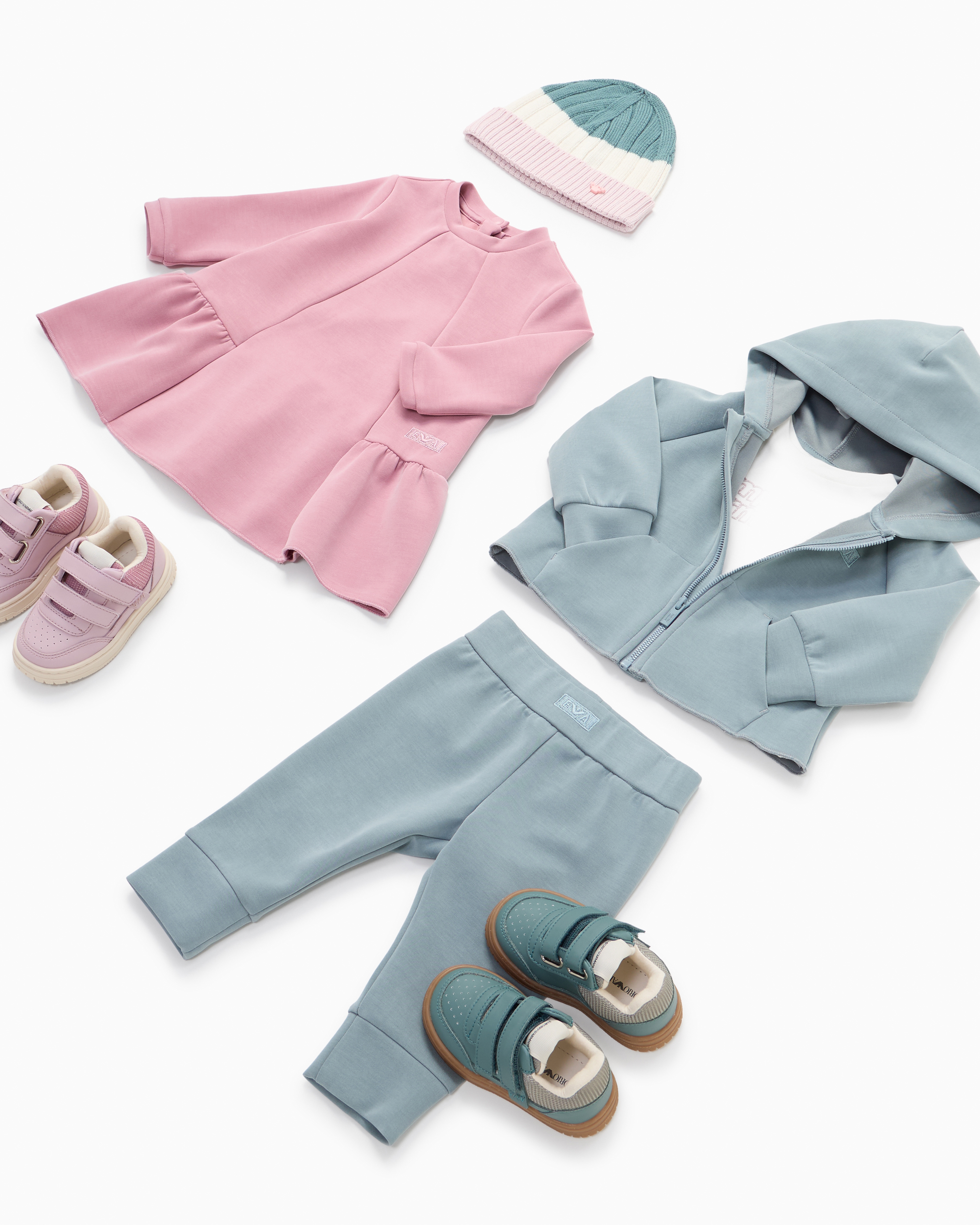 Emporio Armani - Cupro dress with a flounce, Girl, Pink, Size: