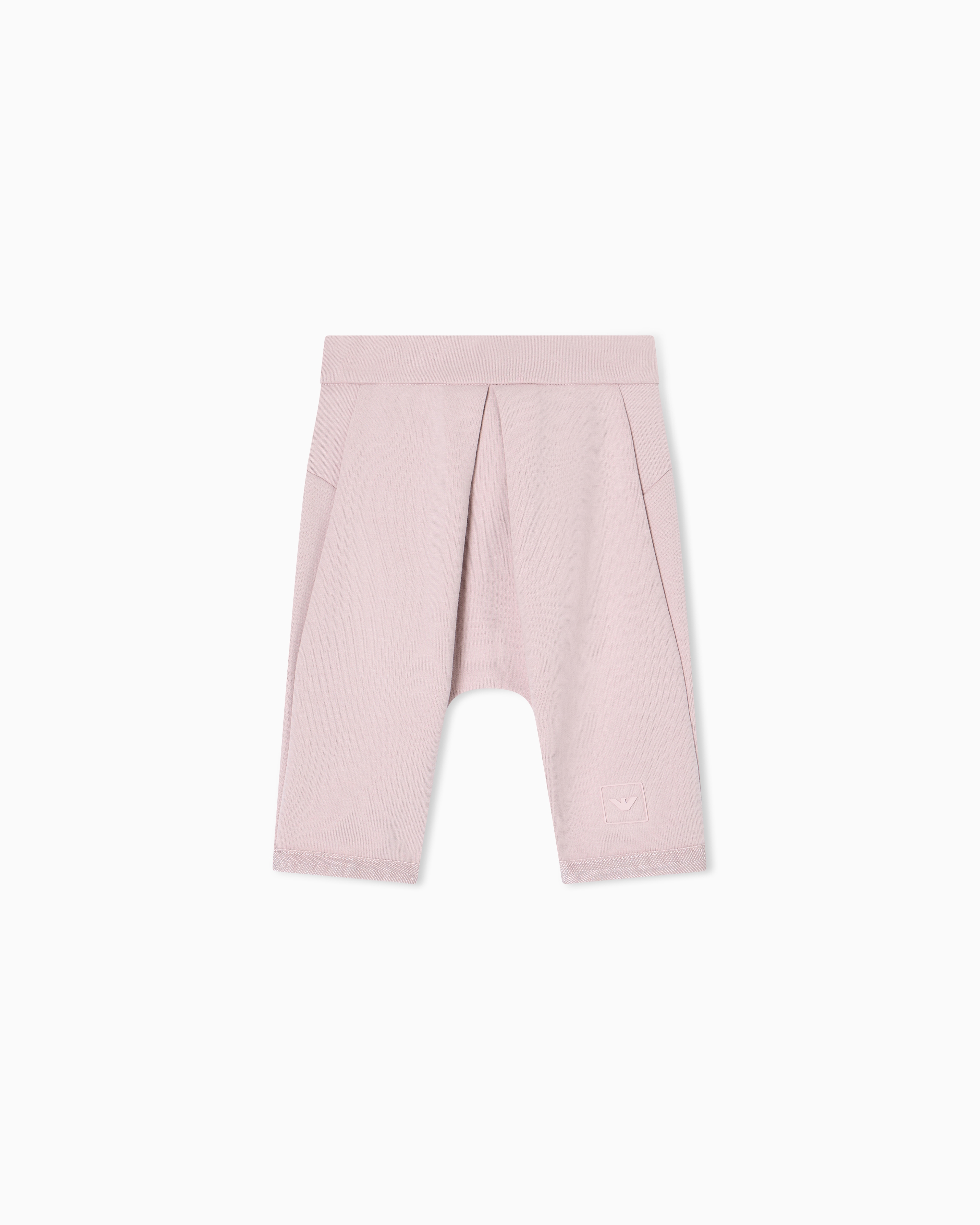 Emporio Armani - ASV interlock jersey trousers, Girl, Pink, Size: