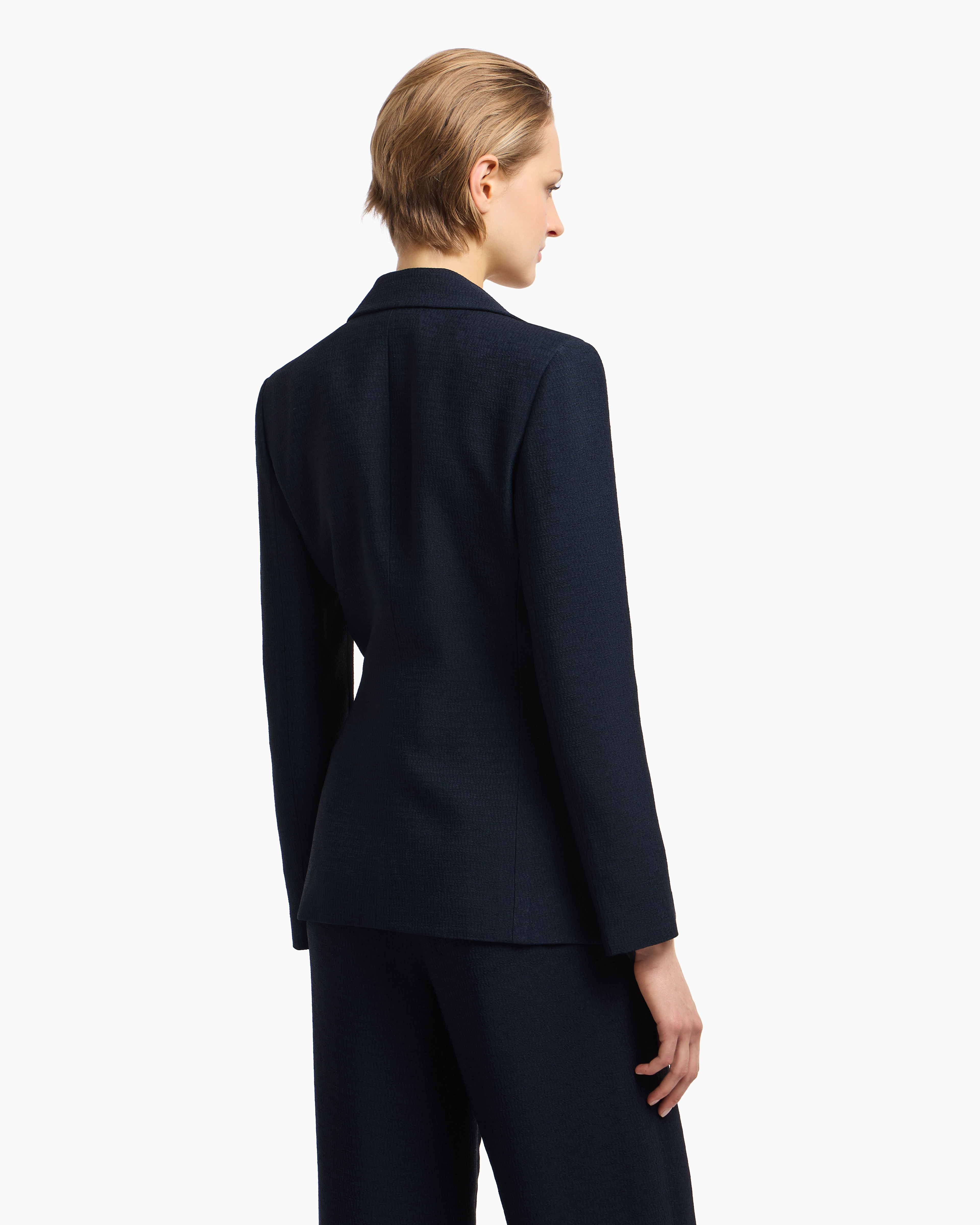 Icon ジャケット フルイドアーミュア ファブリック | Emporio Armani