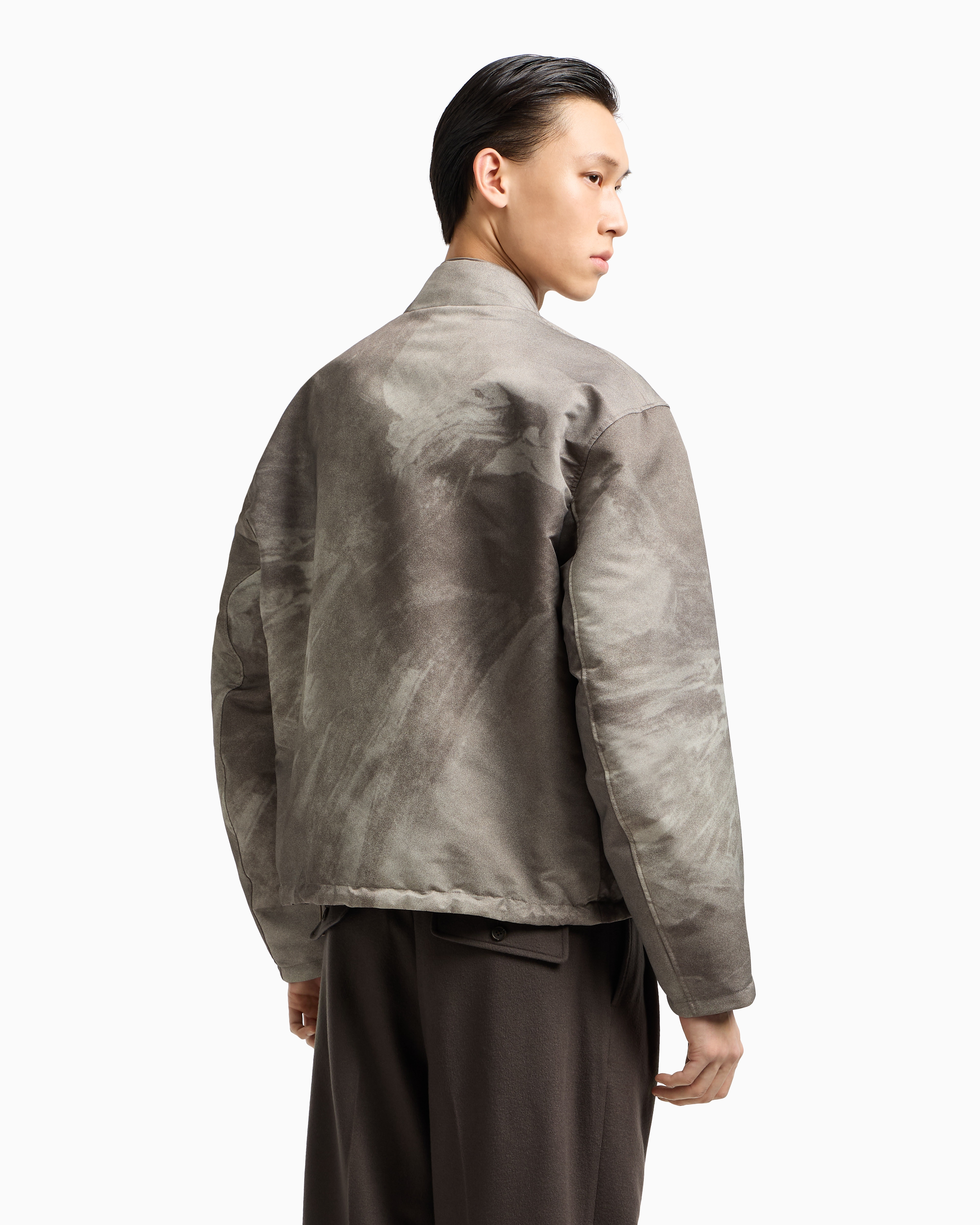 美品 XLサイズ ジョルジオアルマーニ スタジャン ブルゾン イーグル