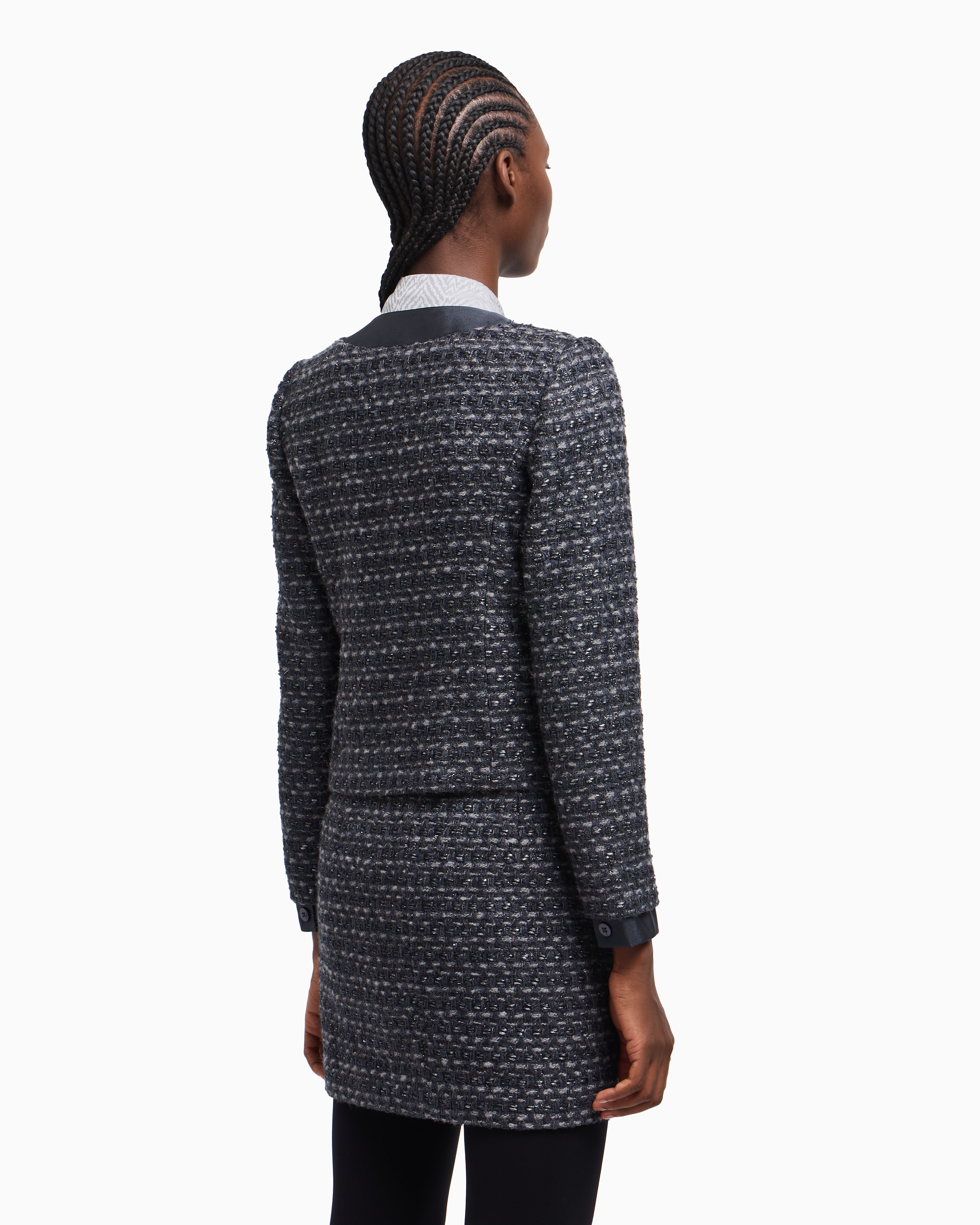 Lurex tweed jacket | Emporio Armani