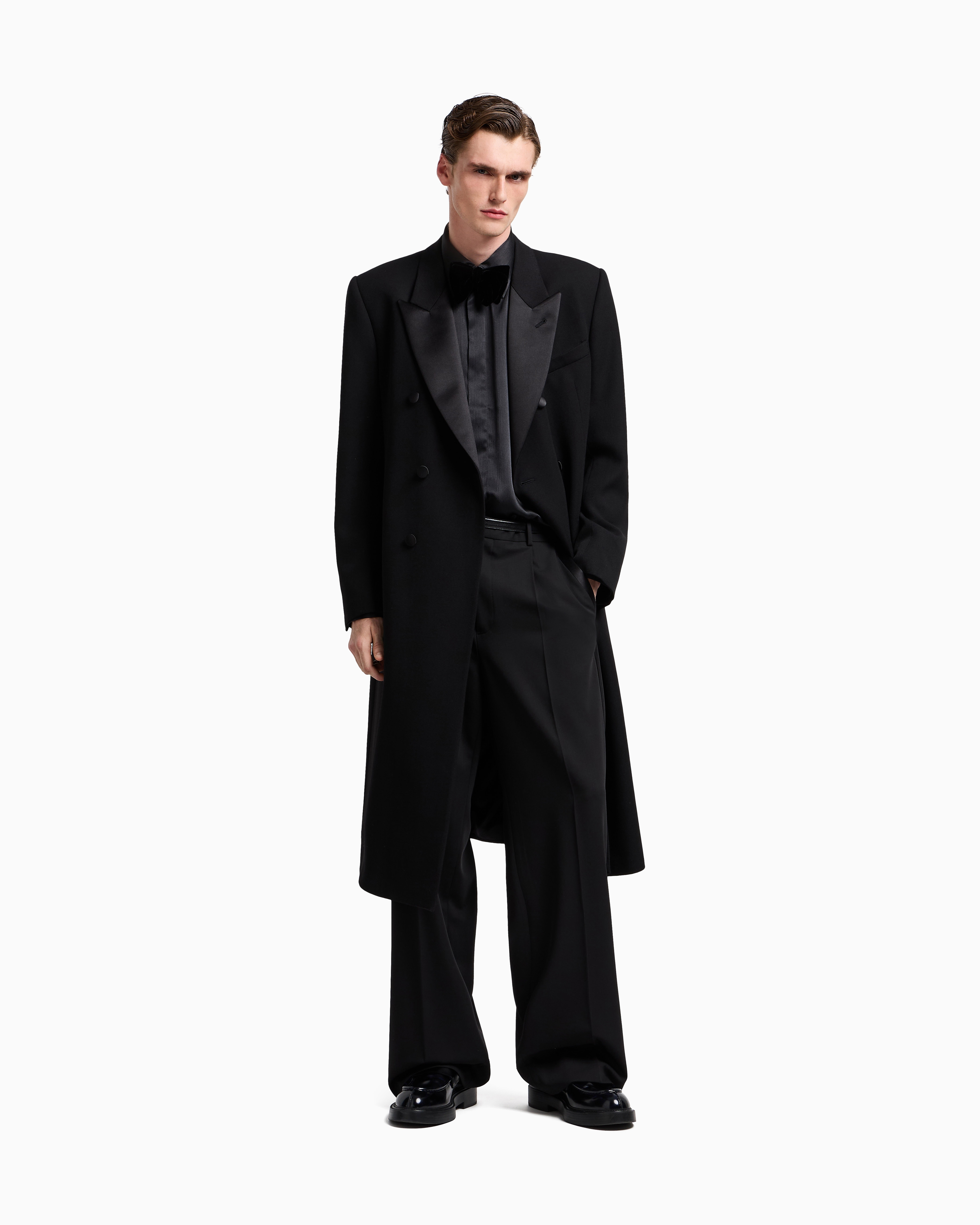 EMPORIO ARMANI ダブルブレスト チェスターコート undefined