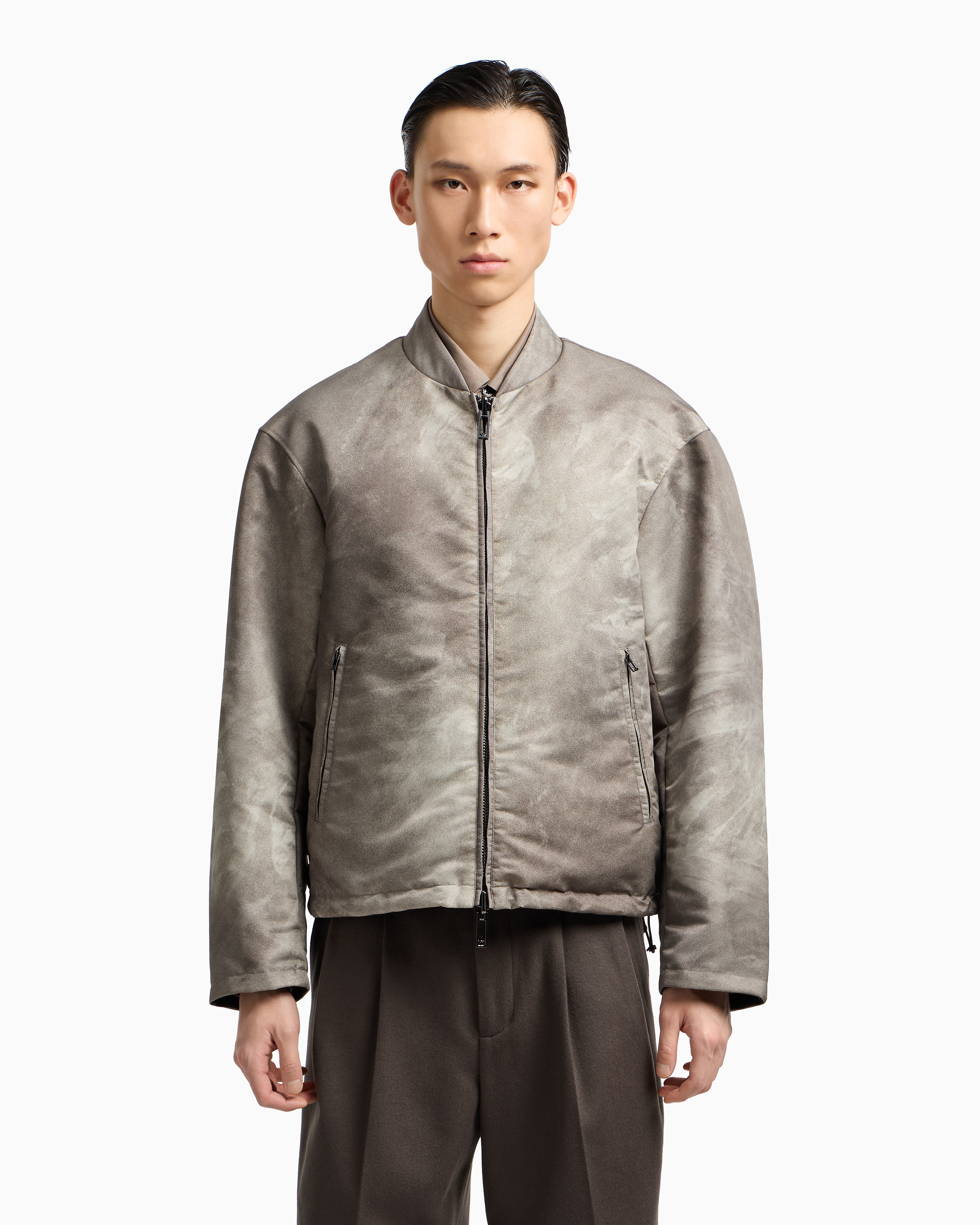 リバーシブルジャケット ナイロン オーバーサイズイーグル