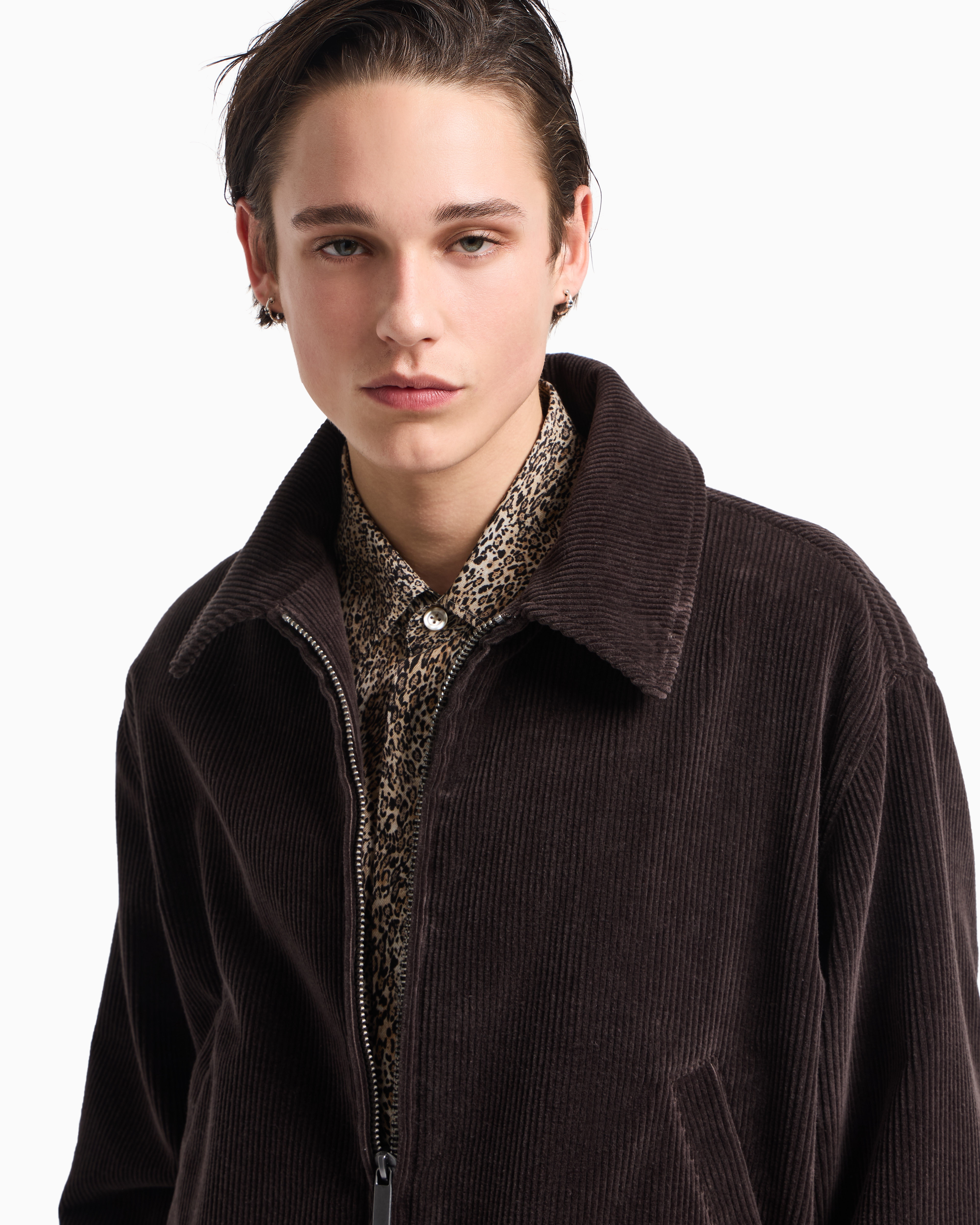 ジップアップブルゾン コーデュロイ | Emporio Armani