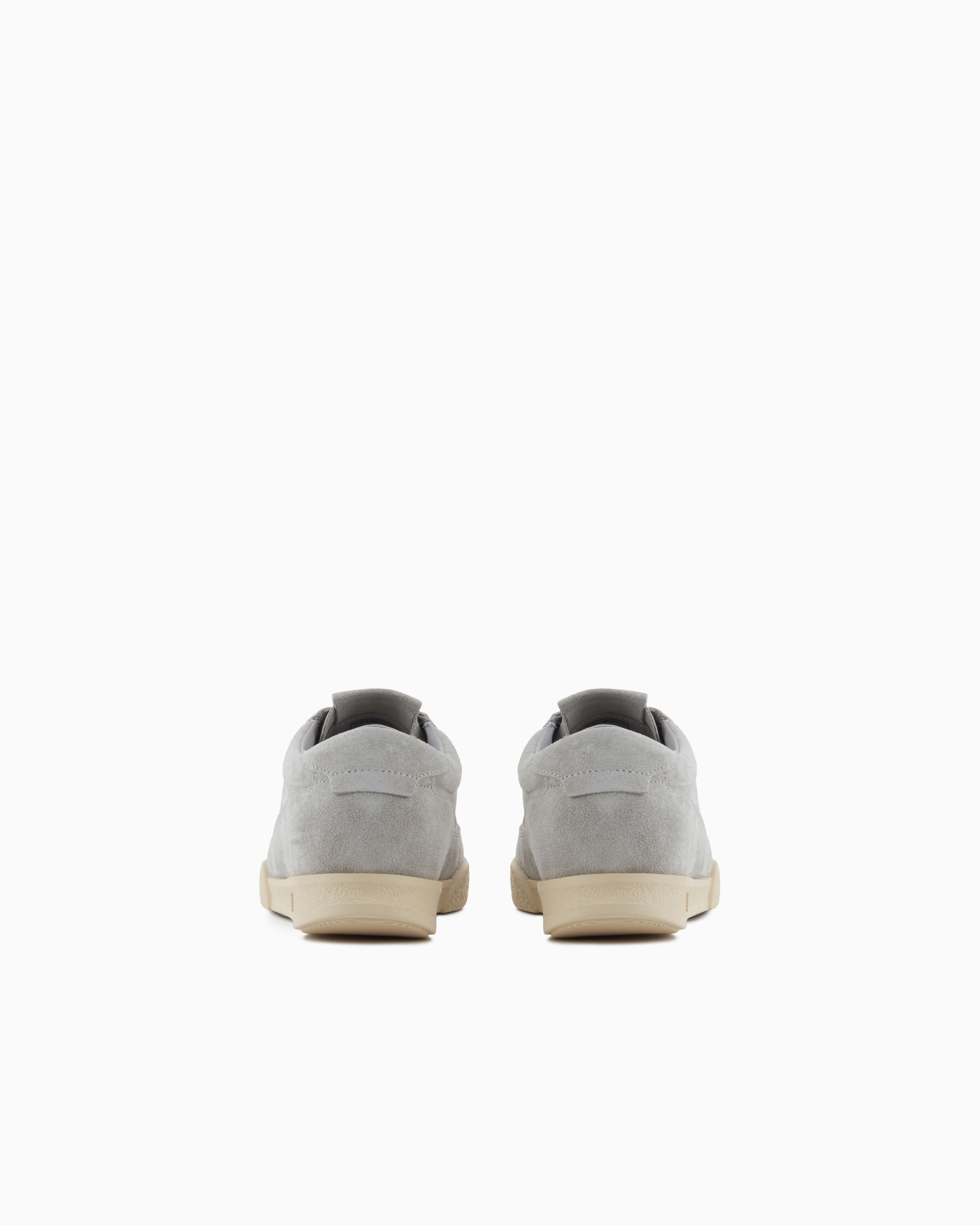 Emporio Armani - Leather and suede sneakers , Woman, Size: