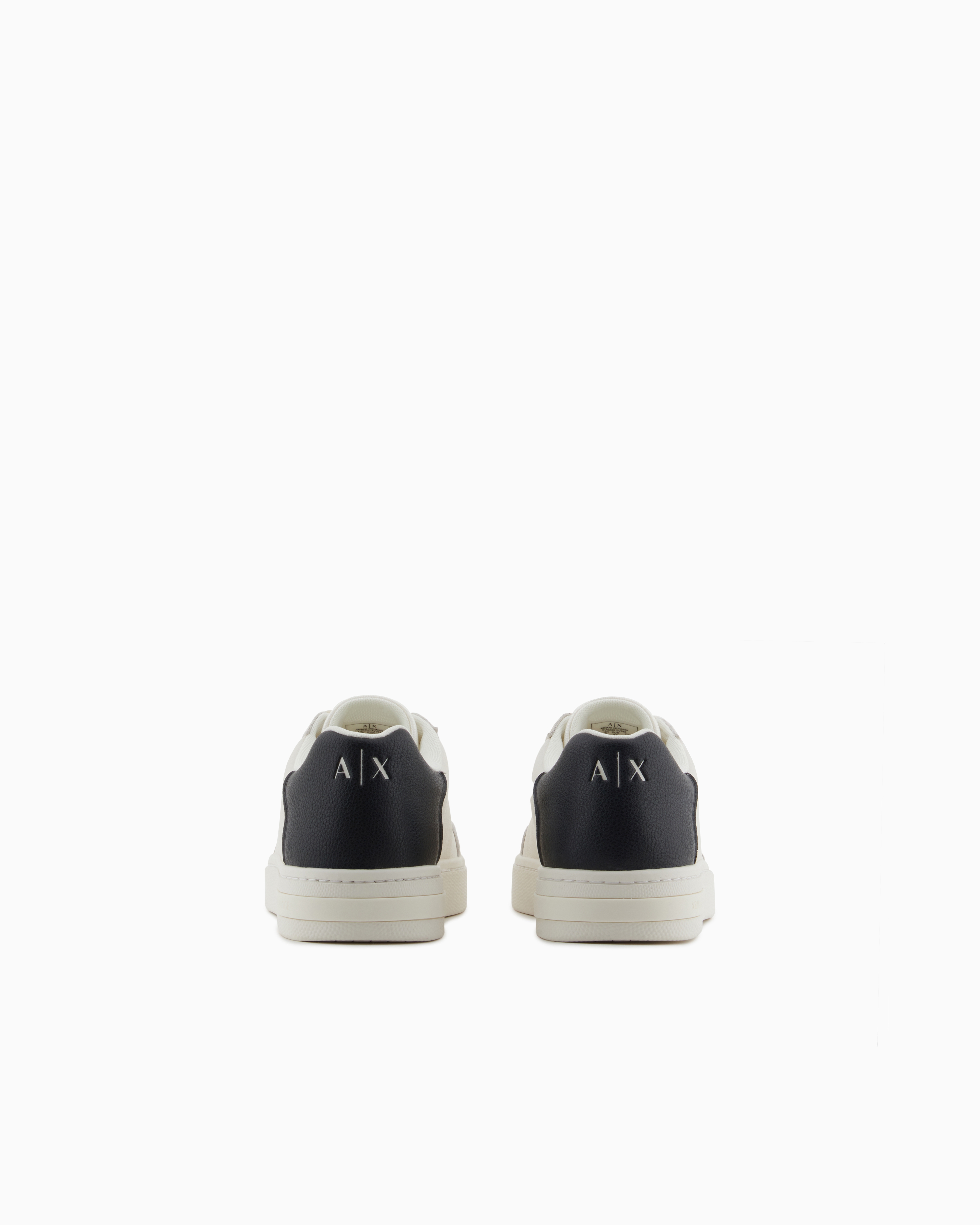 Armani Exchange - Sneakers with contrasting inserts, Man, White, Size: