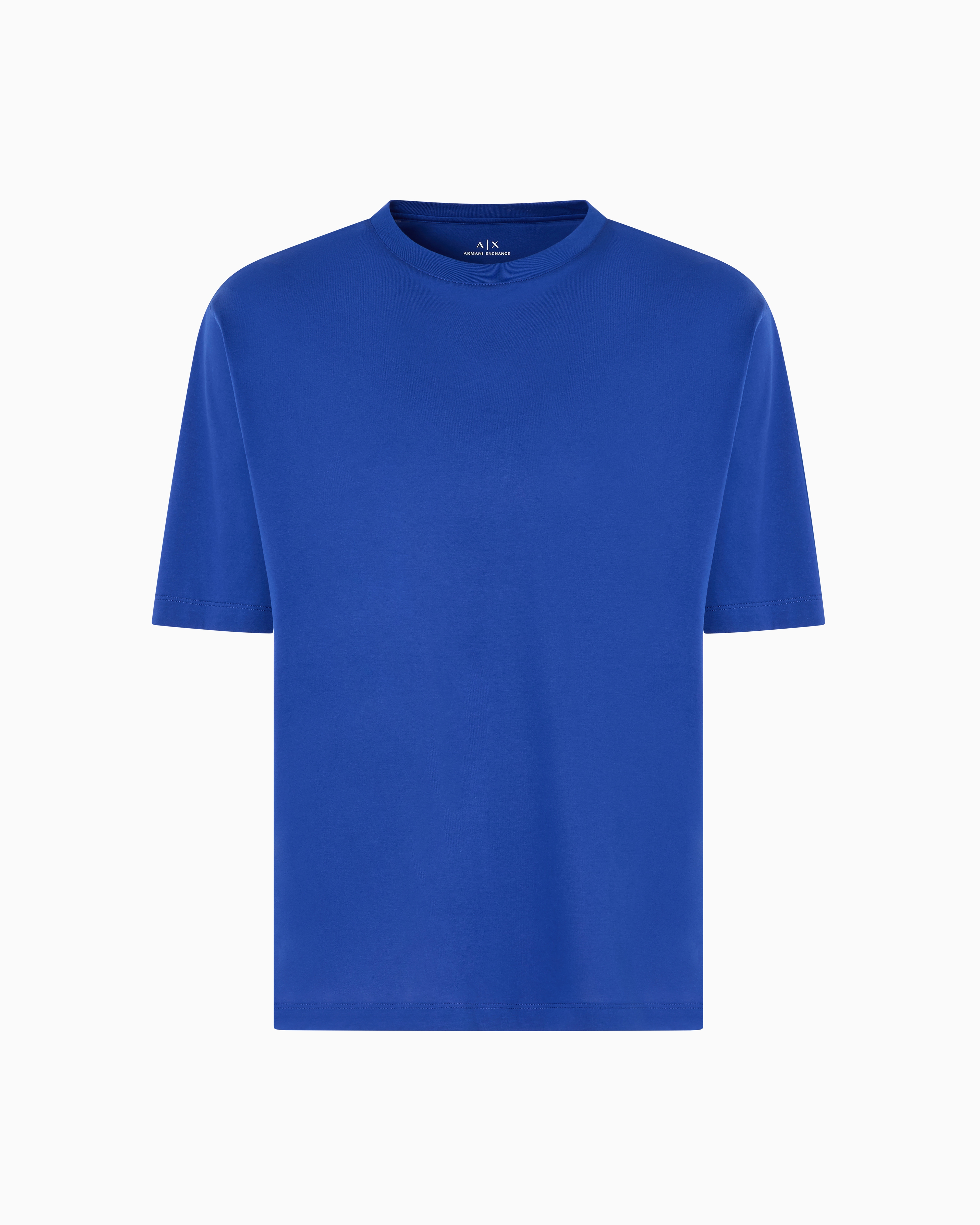 Armani Exchange - Basic loose fit t-shirt, Man, Blue, Size: