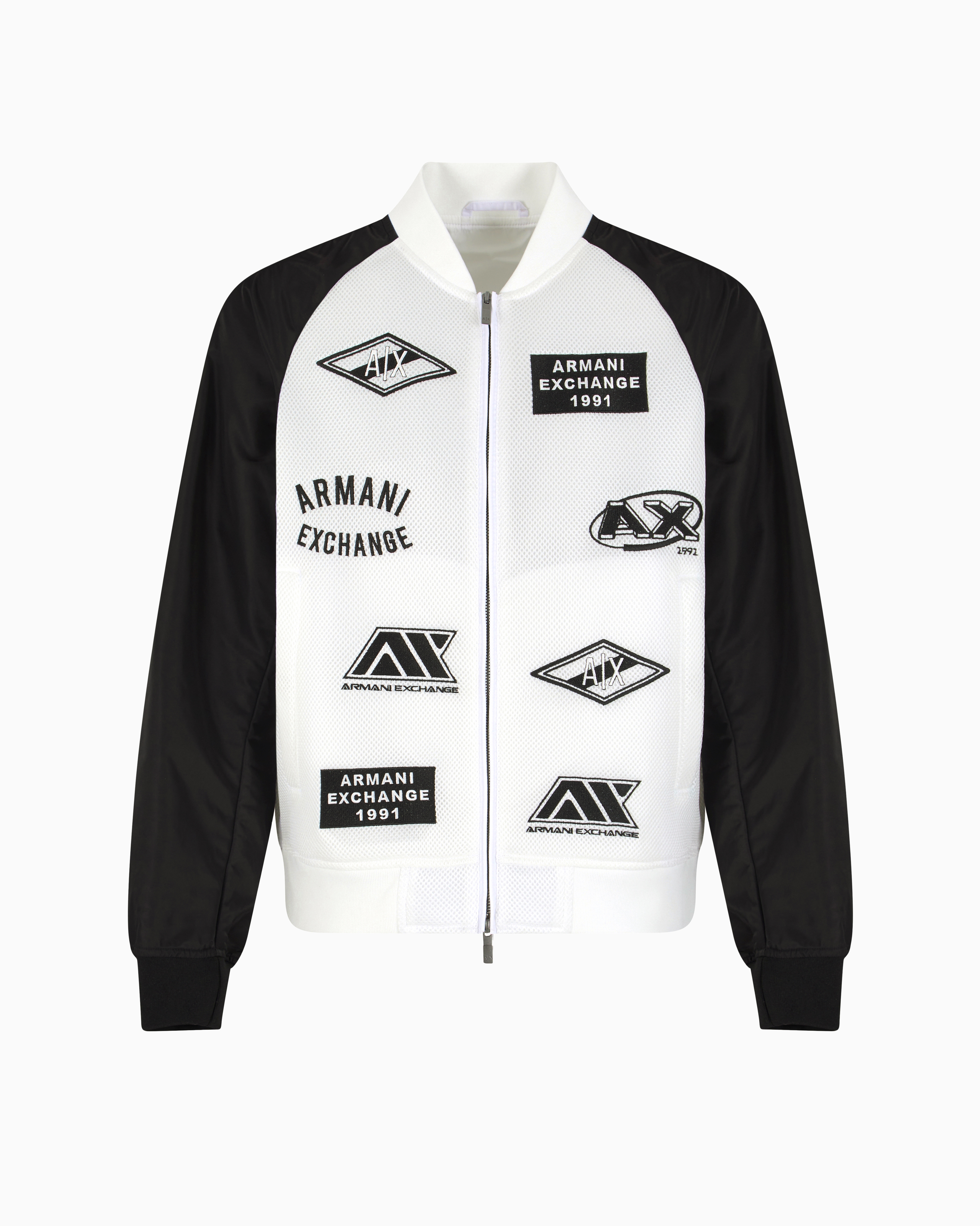 ARMANI EXCHANGE グラフィックジャケット A|X アルマーニ エクスチェンジ】キルティング ボンバー