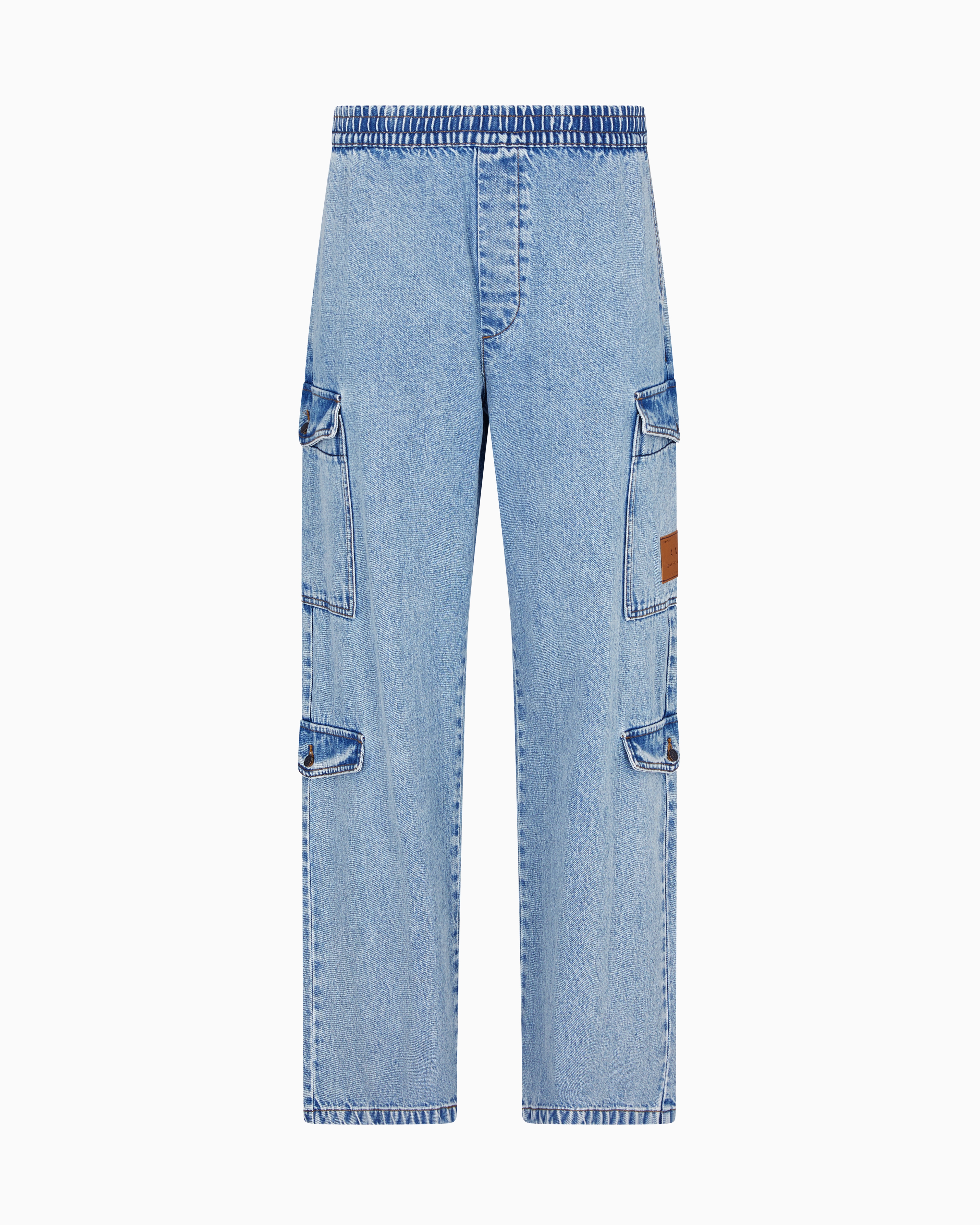 Denim Cargo Jeans