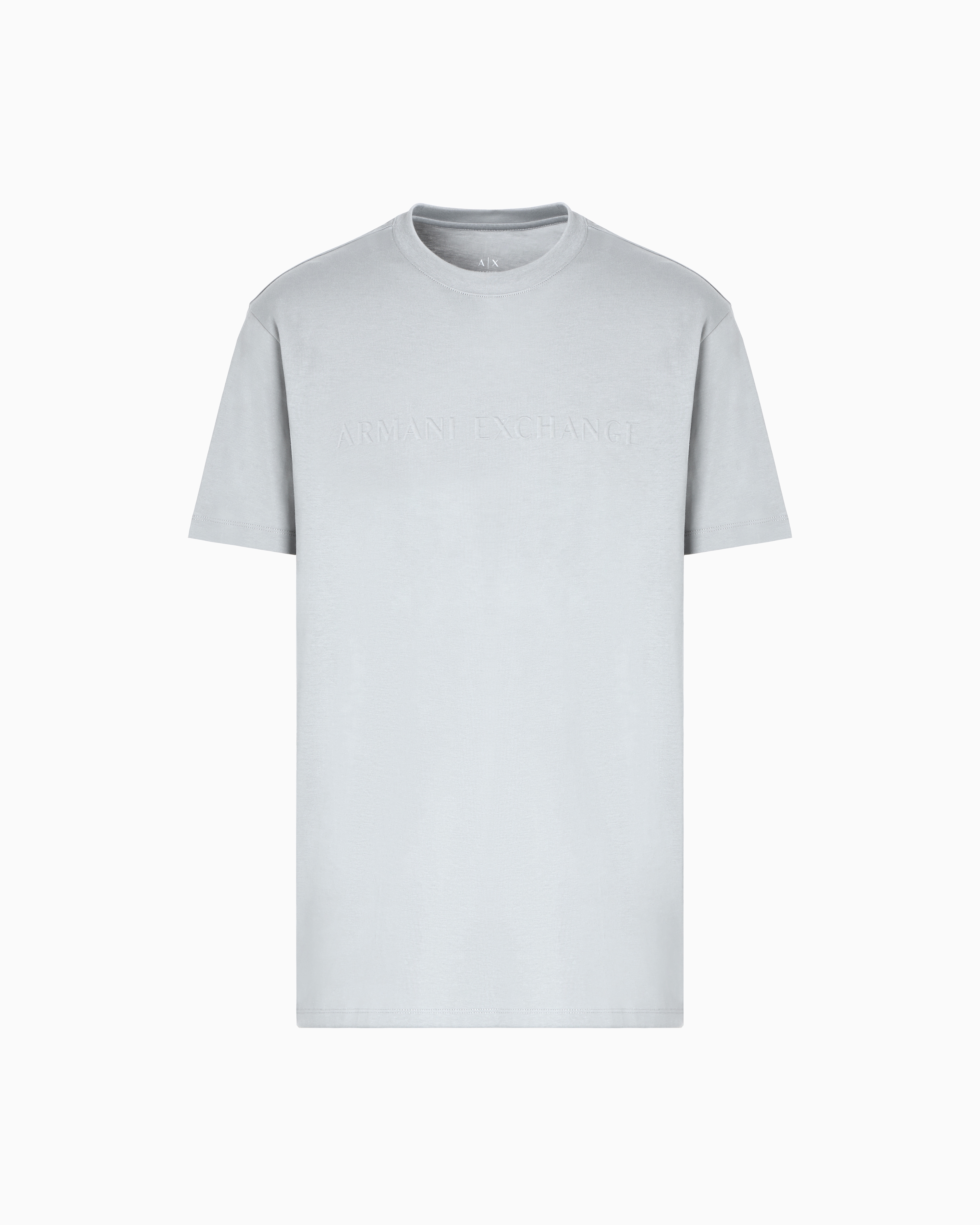 Armani Exchange - Regular Fit T-Shirts, Man, Grey, Size: