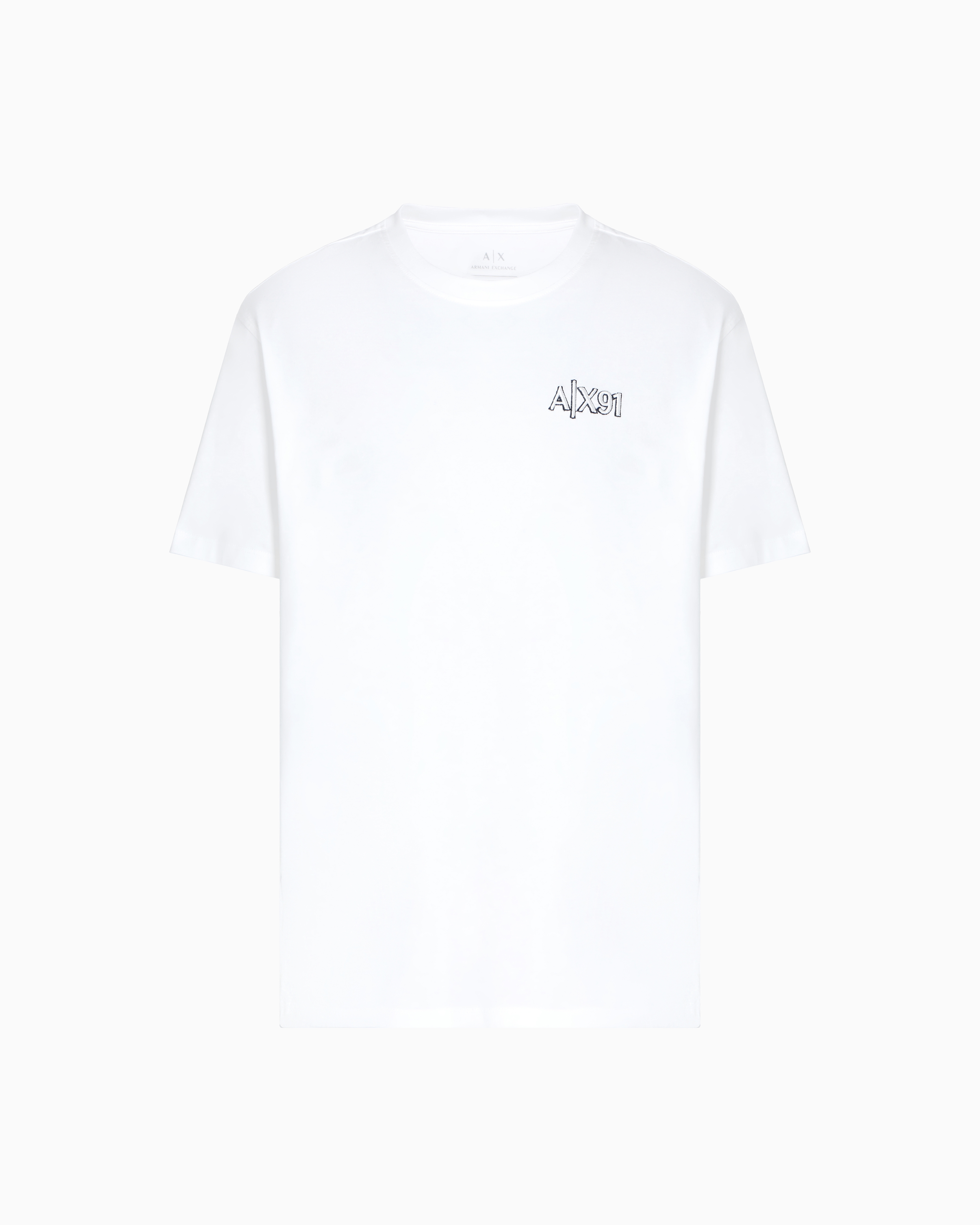 Armani Exchange - ASV Regular Fit T-Shirt, Man, White, Size: