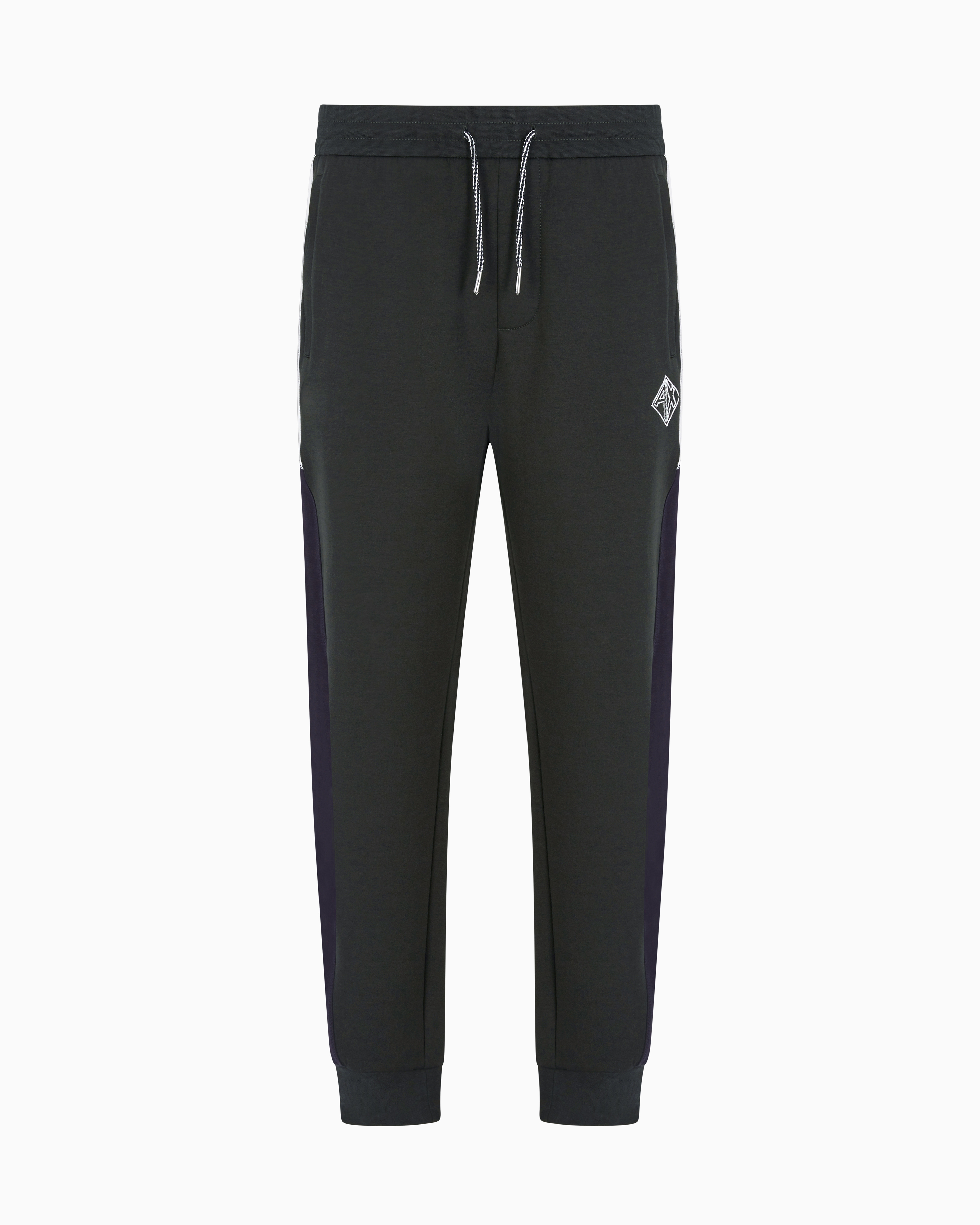 Jogger pants sweatshirt with contrasting inserts